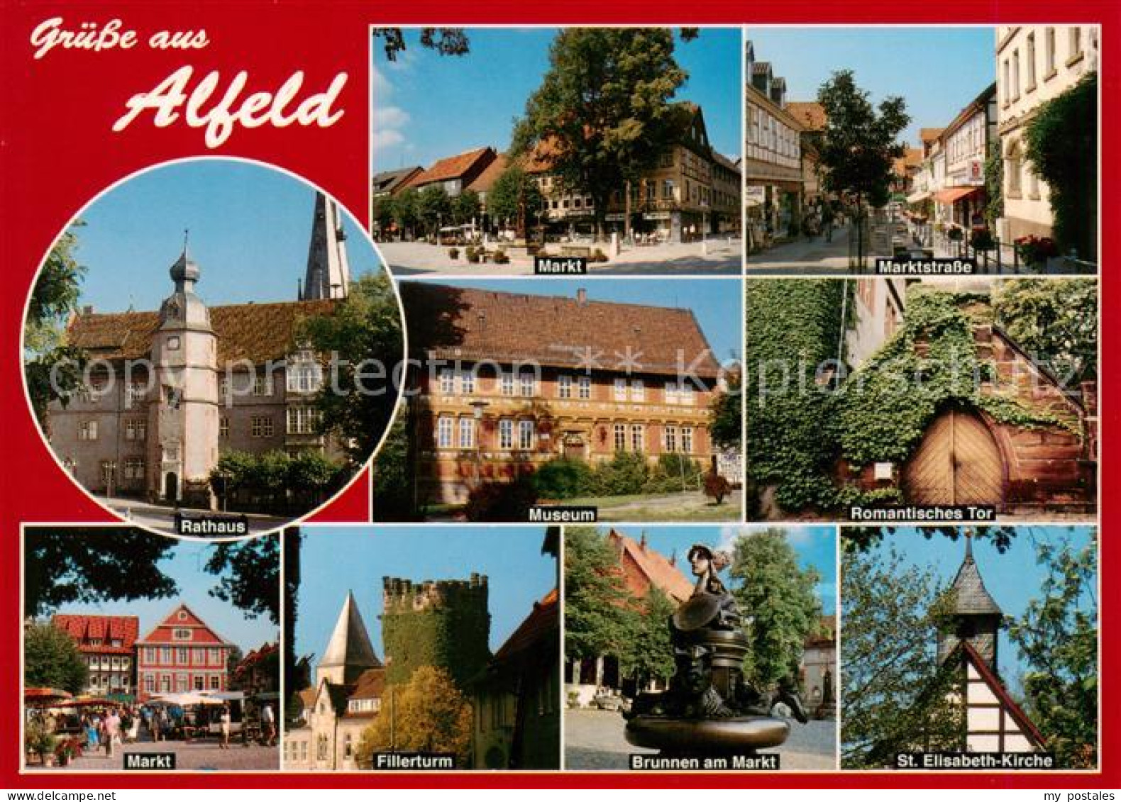 73840927 Alfeld Leine Rathaus Markt Marktstrasse Museum Romantisches Tor Fillert - Alfeld