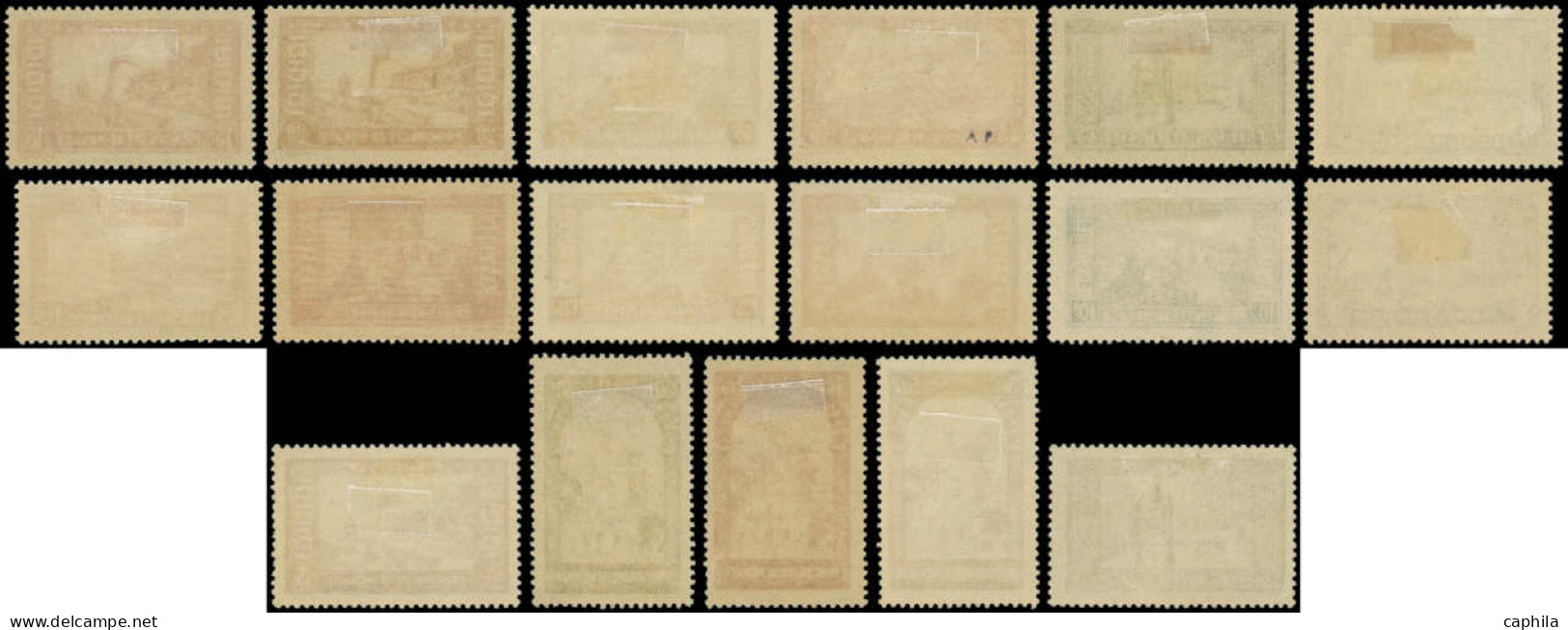 * MONACO - Poste - 119/34, Complet 17 Valeurs: Paysages - Unused Stamps