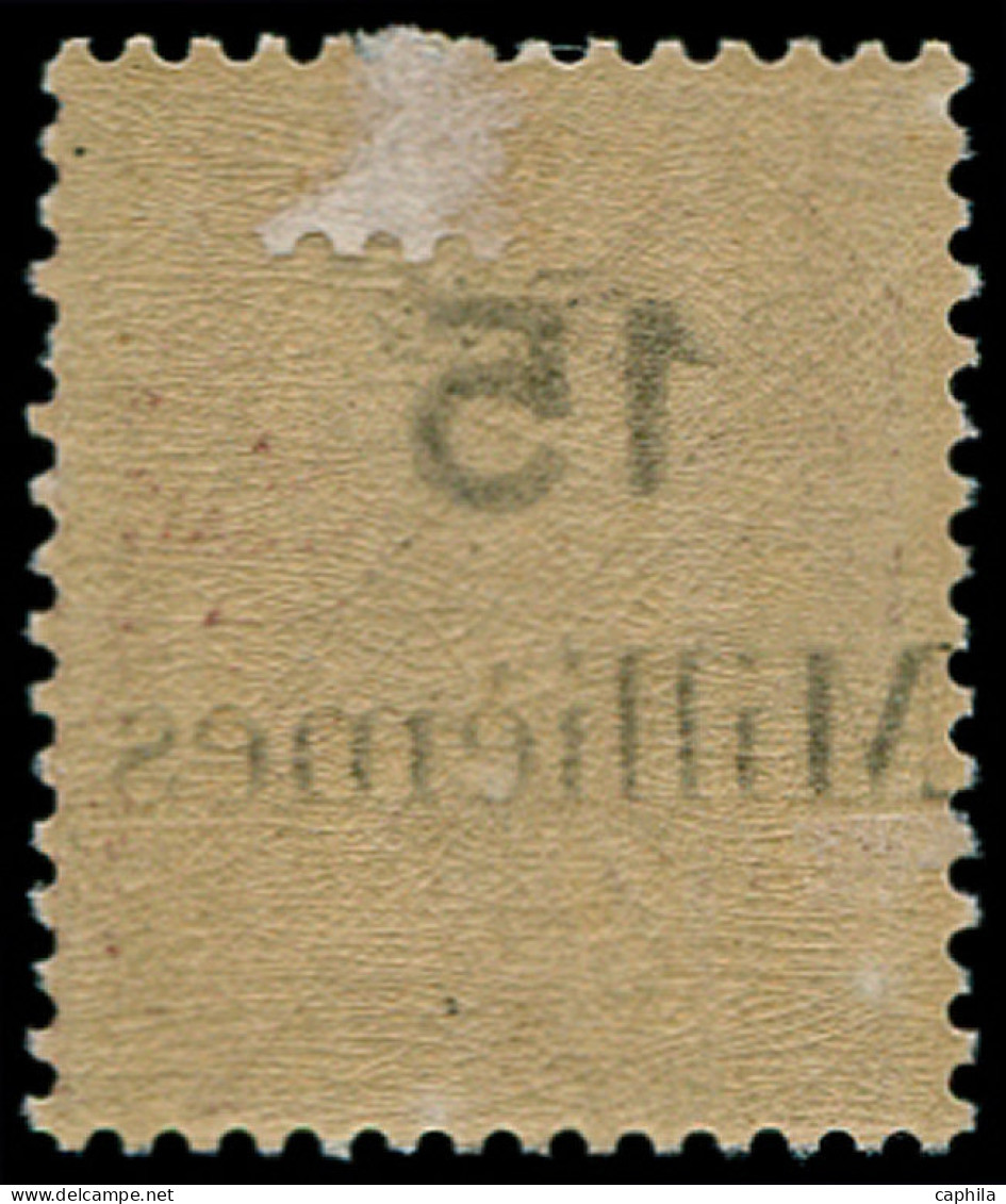 * PORT-SAID - Poste - 65a, Surcharge Renversée: 15m. S. 20c. Mouchon - Altri & Non Classificati