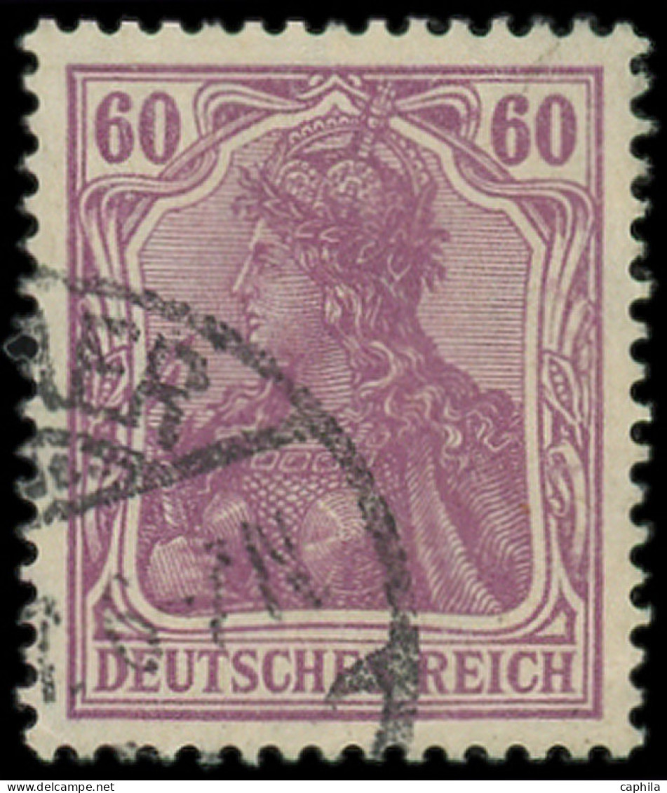 O ALLEMAGNE EMPIRE - Poste - 90, "braun Purpur", Signé (Michel 92IIc) - Used Stamps