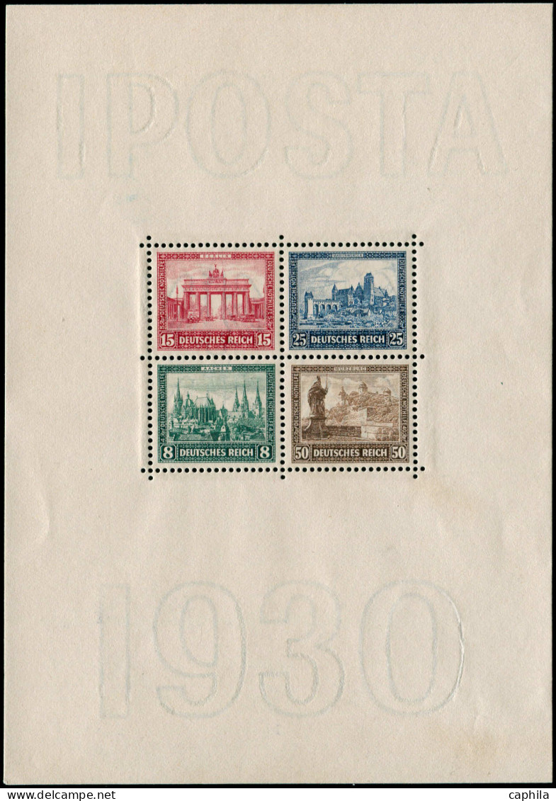 ** ALLEMAGNE EMPIRE - Blocs Feuillets - 1, Superbe: Iposta 1930 - Other & Unclassified