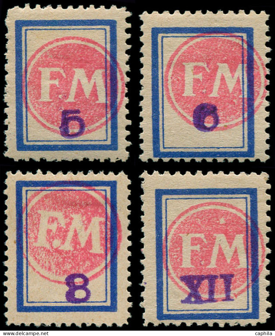 * ALLEMAGNE LOCAUX 1945 FREBERSDORF - Poste - Michel SP 198/201, Complet, Signé Engel - Other