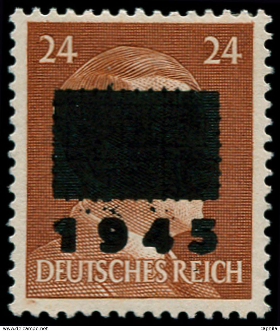 * ALLEMAGNE LOCAUX 1945 NETZSCHKAU - Poste - Michel II P II, Essai De Surcharge Sur Le 24pf. Brun, Signé Opitz - Autres