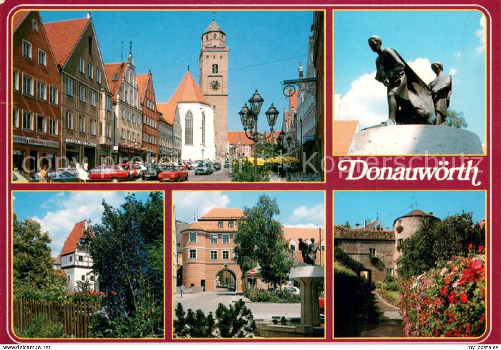 73735515 Donauwoerth Altstadt Stadtpfarrkirche Denkmal Plastiken Donauwoerth - Donauwörth