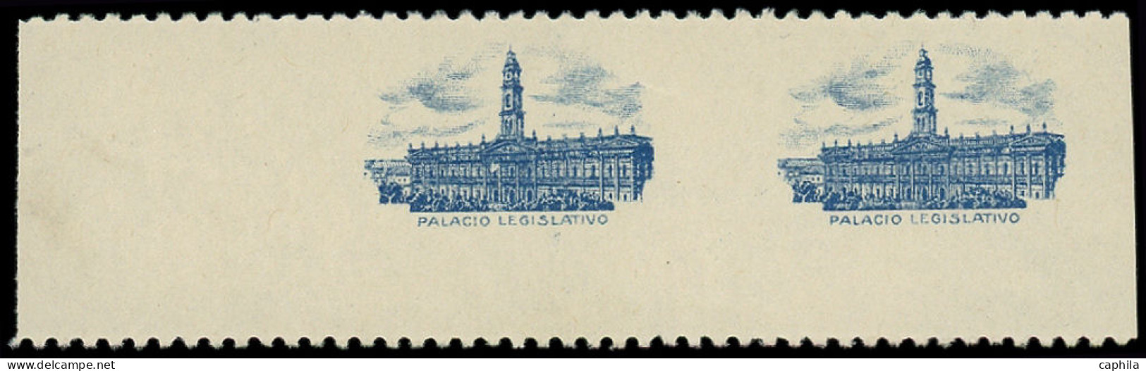 ** BOLIVIE - Poste - 108, Type I, Paire Impression Du Centre Seul, Non Dentelé Vertical - Bolivia