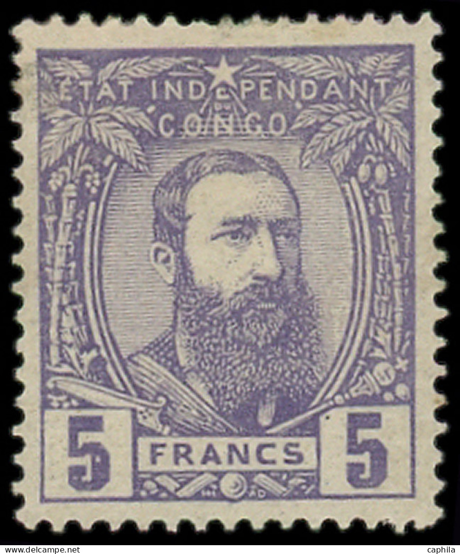 * CONGO BELGE - Poste - 11, Très Frais: 5f. Violet (Cob) - Autres & Non Classés