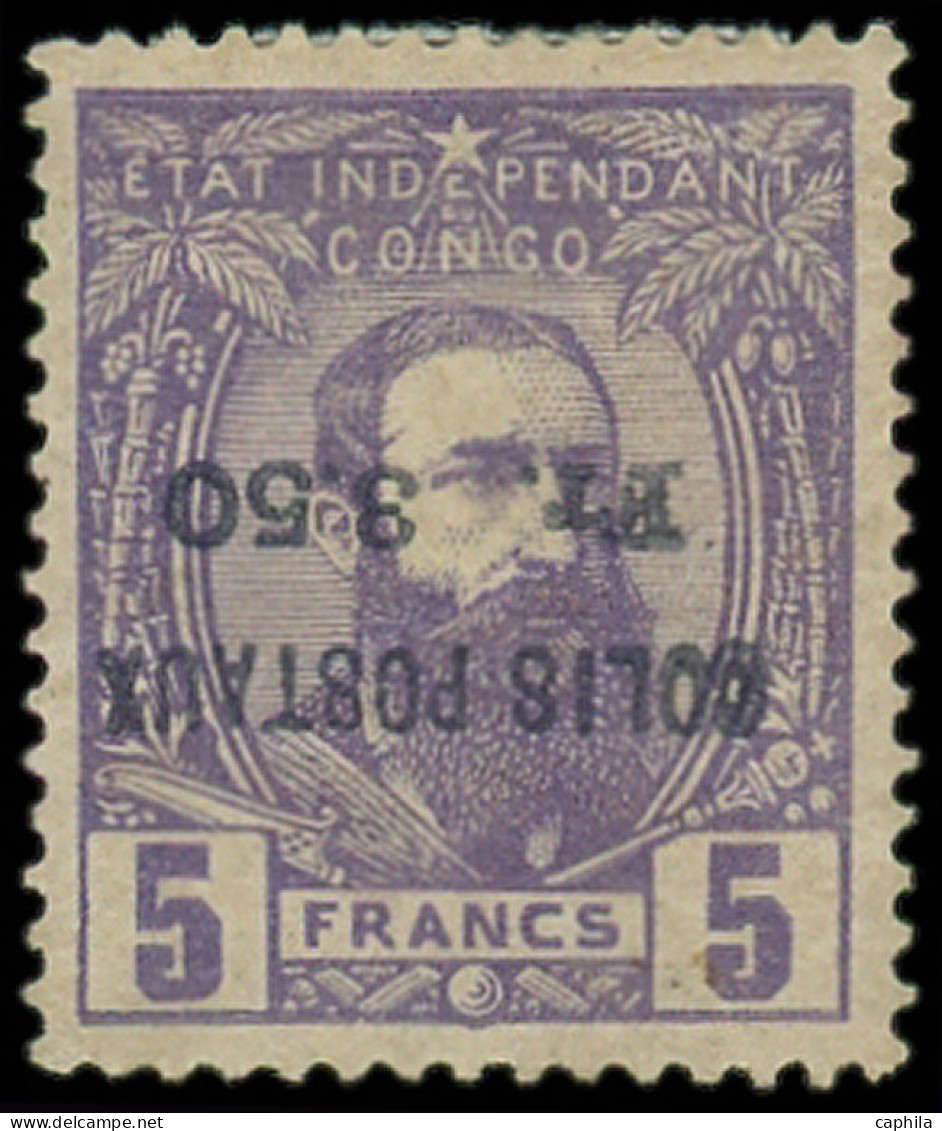 * CONGO BELGE - Colis Postaux - 2, Surcharge Renversée, Gomme Non Originale (Cob) - Other