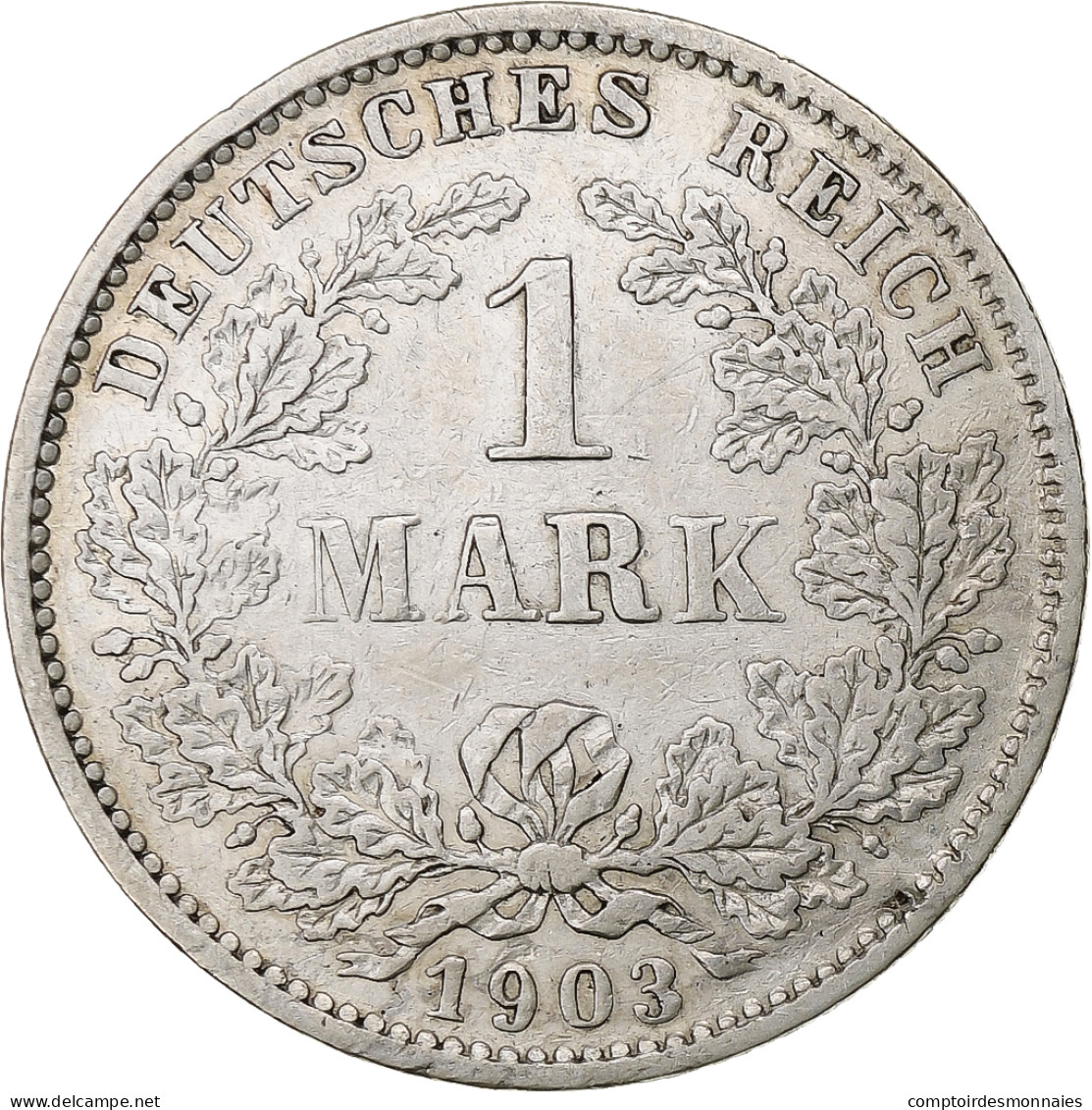 Monnaie, GERMANY - EMPIRE, Wilhelm II, Mark, 1903, Muldenhütten, TTB, Argent - 1 Mark