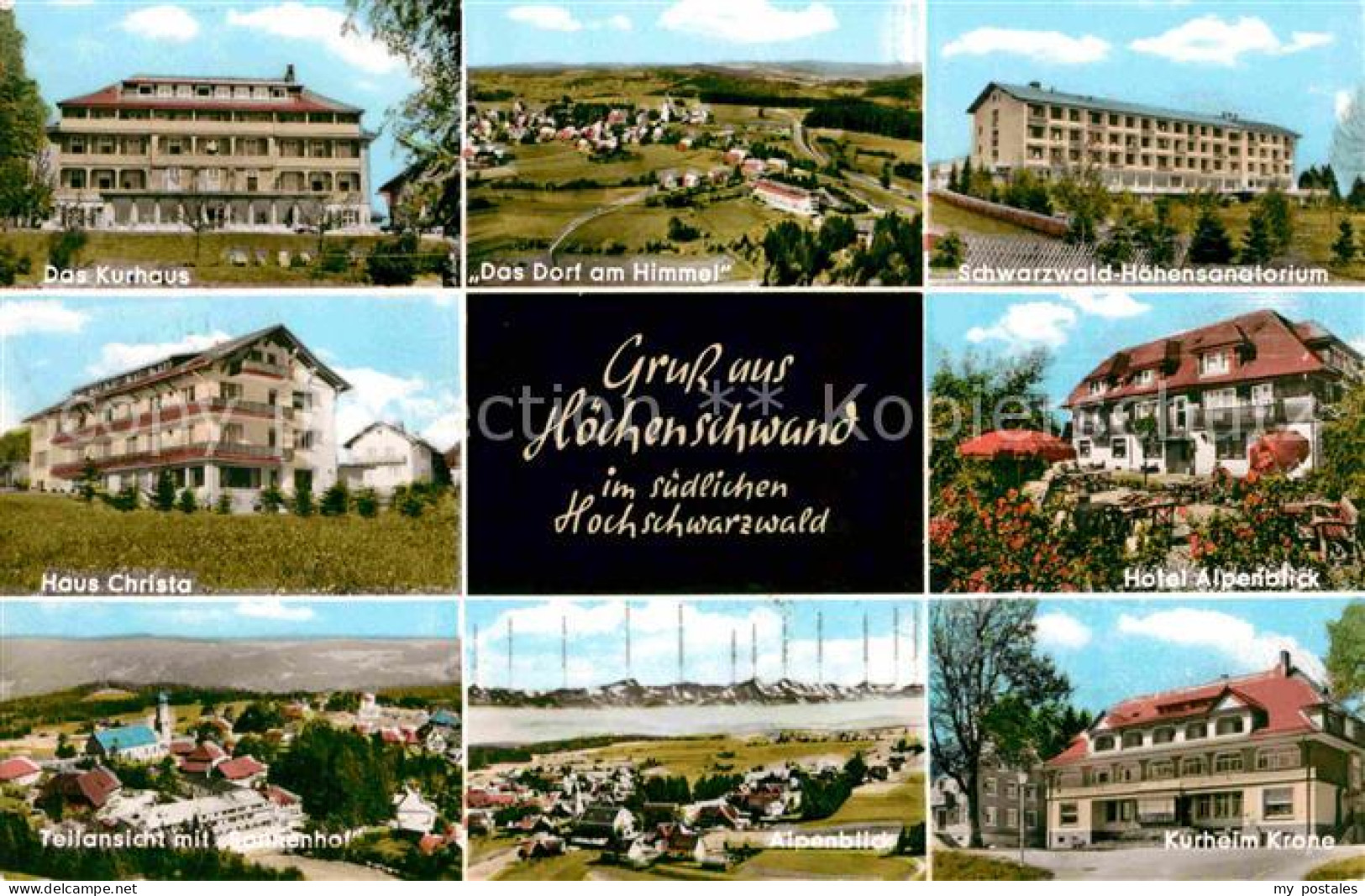 72617677 Hoechenschwand Schwarzwald-Hoehensanatorium Kurheim Krone Haus Christa  - Hoechenschwand