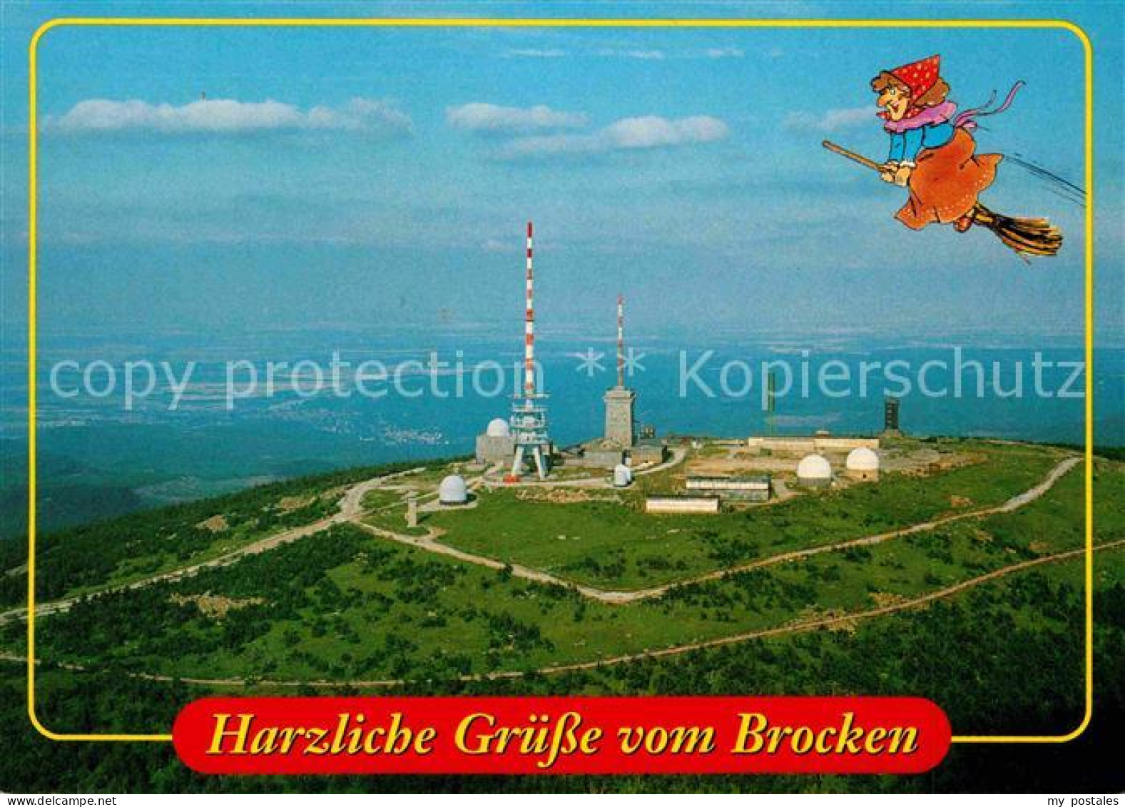 72617324 Harz Region Brocken Mit TV Und UKW Sendeantennen Harz Region - Harzgerode