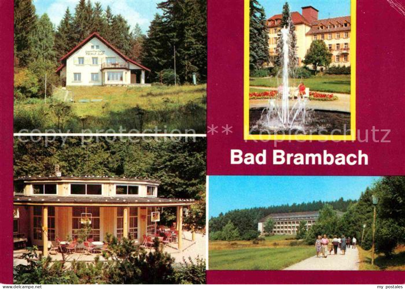 72617243 Bad Brambach Jugendherberge Helmut Just HO Waldcafe Joliot Curie Haus J - Bad Brambach