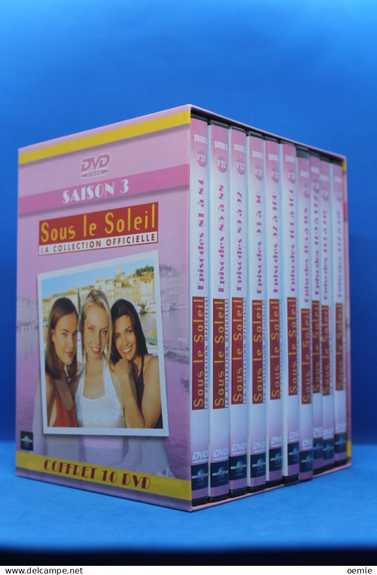 SOUS LE SOLEIL  SAISON 3 COFFRET 10 DVD EPISODES DE 81  A  120  //  40  FOIS 52 MIN ENVIRON - Collections & Sets