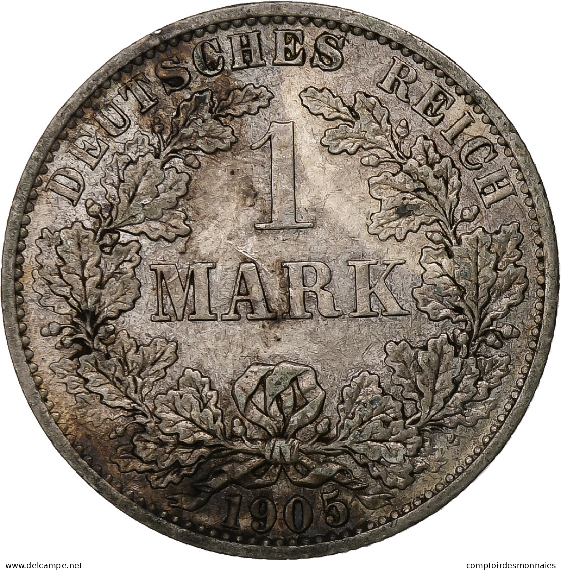 Monnaie, GERMANY - EMPIRE, Wilhelm II, Mark, 1905, Berlin, TTB, Argent, KM:14 - 1 Mark