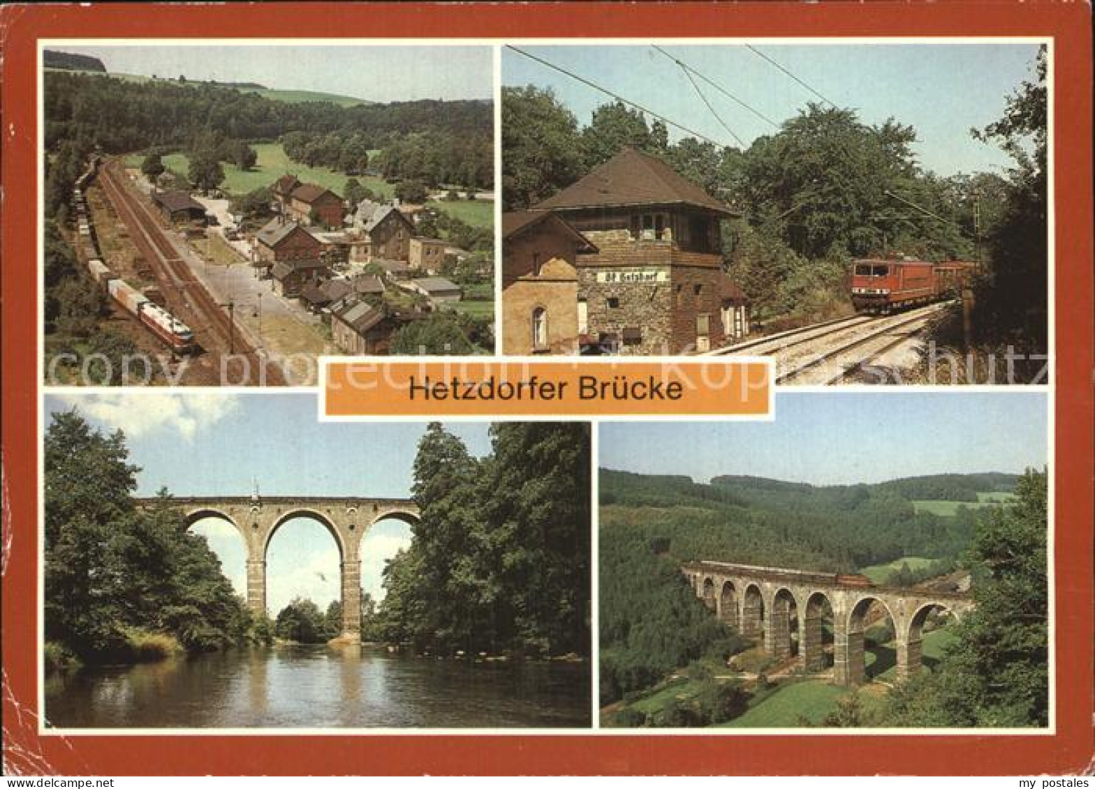 72610623 Hetzdorf Floeha Bahnhof Blockstelle Bruecke Blick Von Der Bastei Floeha - Floeha