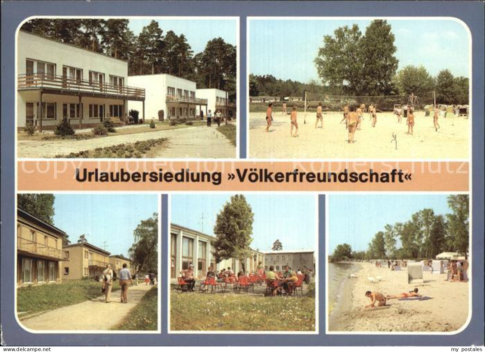 72606772 Waren Mueritz Urlaubersiedlung Voelkerfreundschaft Strand Waren Mueritz - Waren (Mueritz)