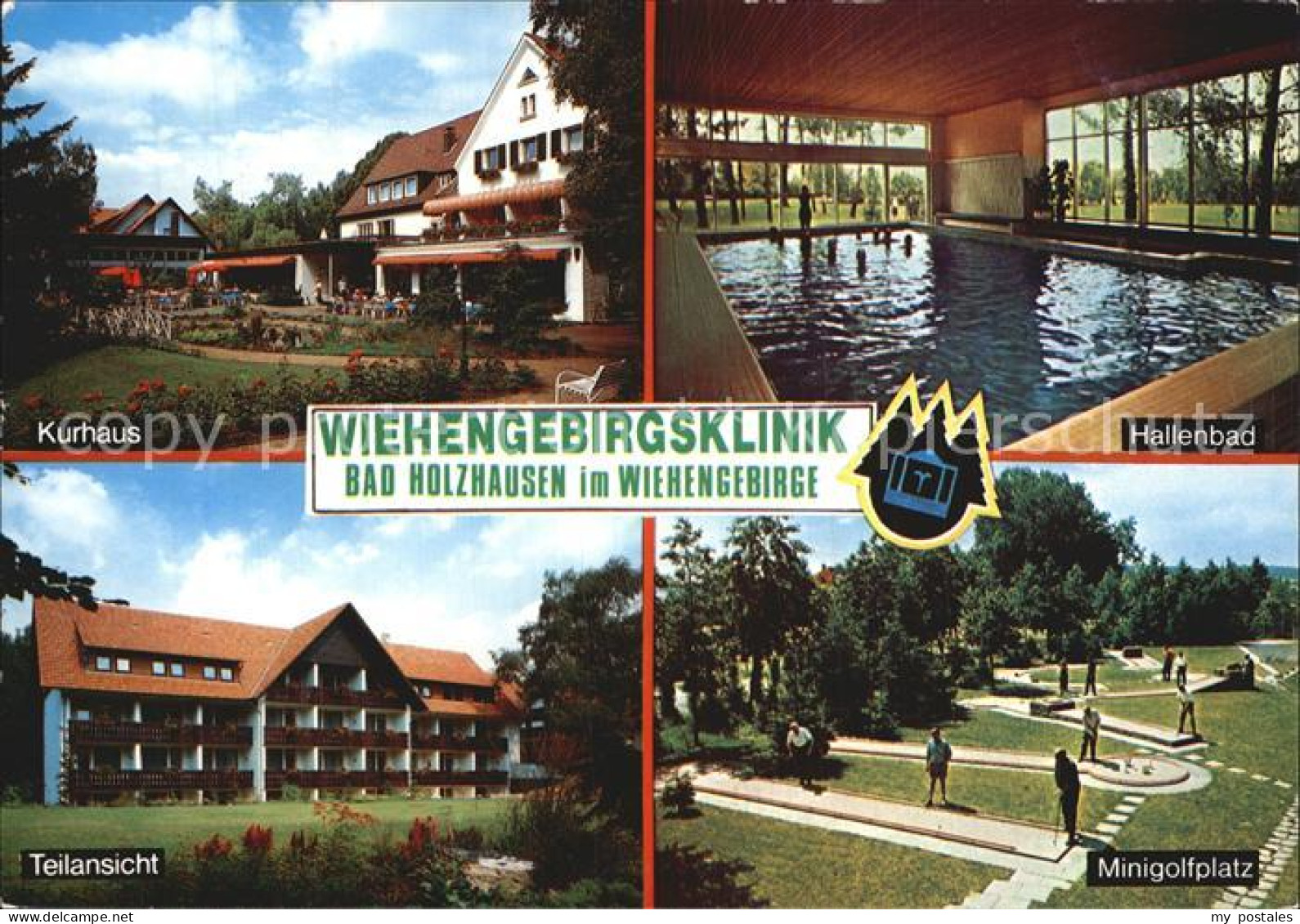 72606614 Bad Holzhausen Luebbecke Wiehengebirgsklinik Kurhaus Hallenbad  Boernin - Getmold