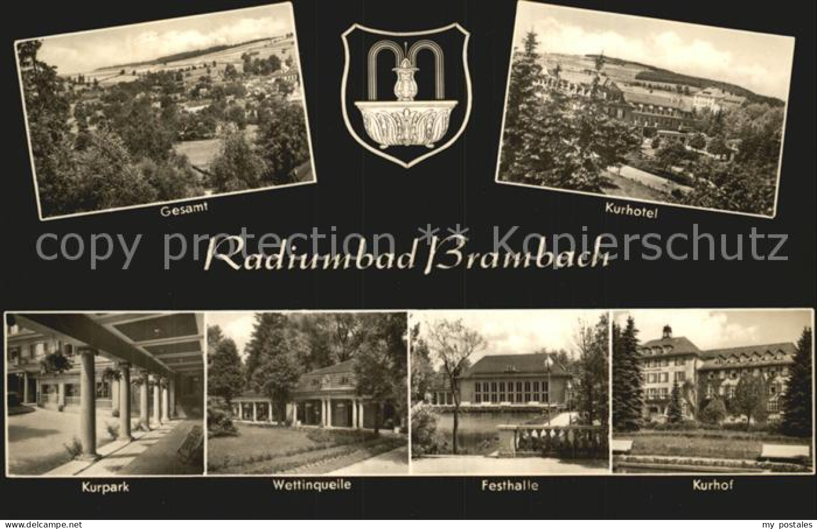 72597379 Brambach Bad Kurhotel Kurpark Kurhof Festhalle Bad Brambach - Bad Brambach