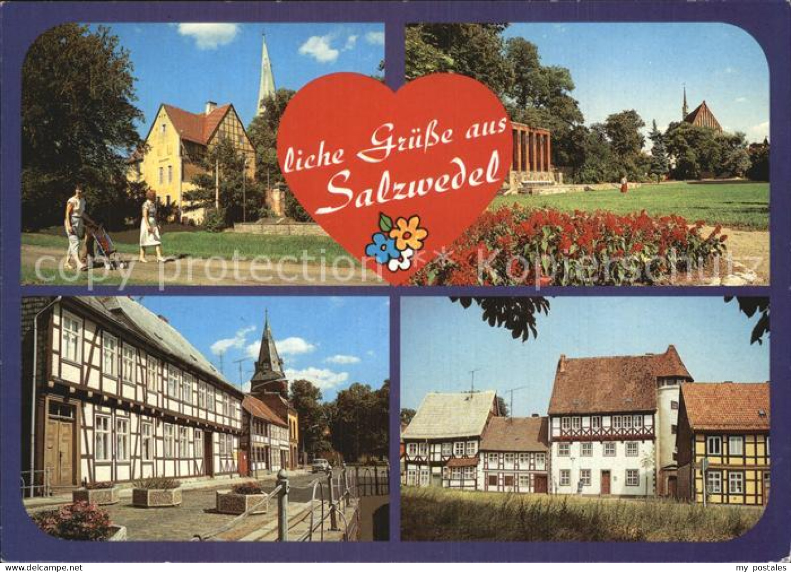 72592437 Salzwedel Burggarten Hohe Bruecke Katharinenkirche Salzwedel - Salzwedel