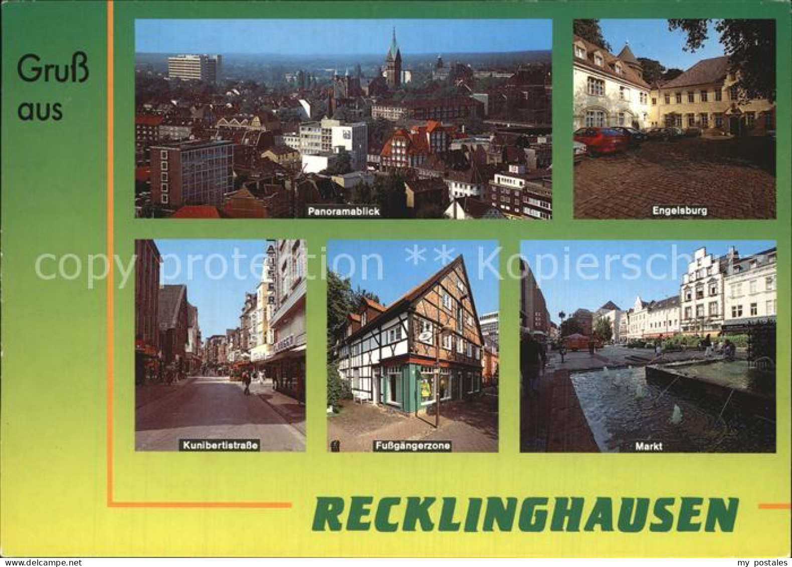 72585741 Recklinghausen Westfalen Engelsburg Markt Kunibertistrasse Recklinghaus - Recklinghausen