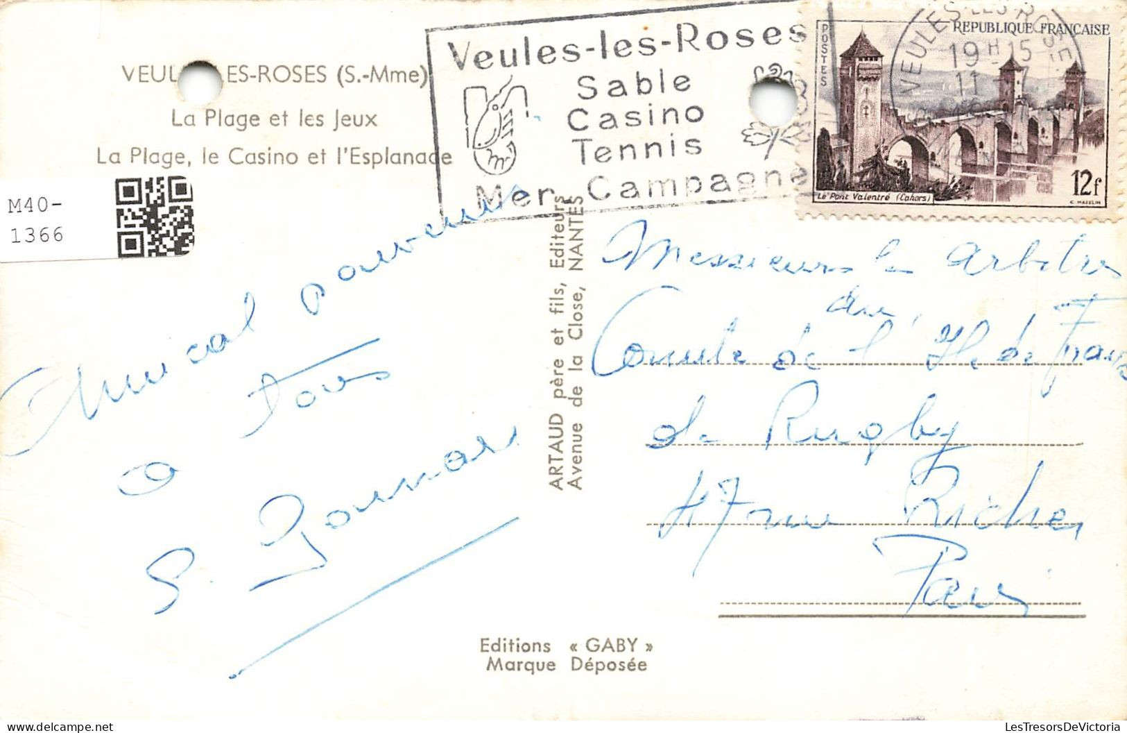 FRANCE - Veules Les Roses - Multivues De La Plage Le Casino Et L'esplanade - Animé - Carte Postale - Veules Les Roses