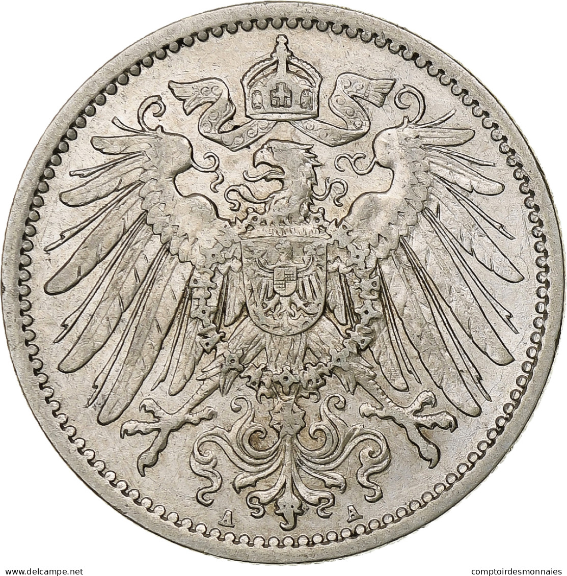 Monnaie, GERMANY - EMPIRE, Wilhelm II, Mark, 1905, Berlin, TTB, Argent, KM:14 - 1 Mark