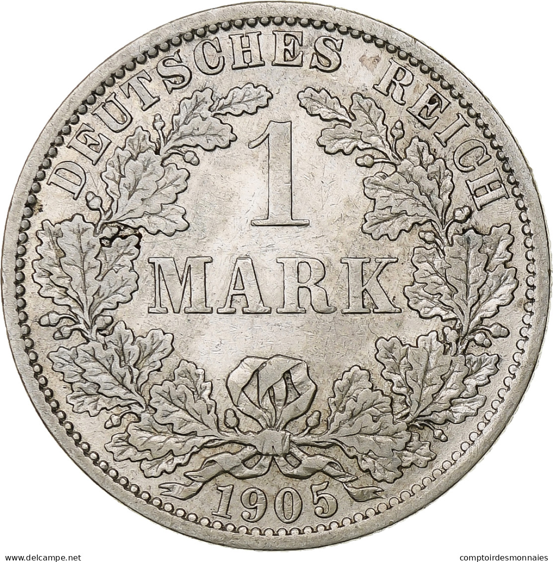 Monnaie, GERMANY - EMPIRE, Wilhelm II, Mark, 1905, Berlin, TTB, Argent, KM:14 - 1 Mark