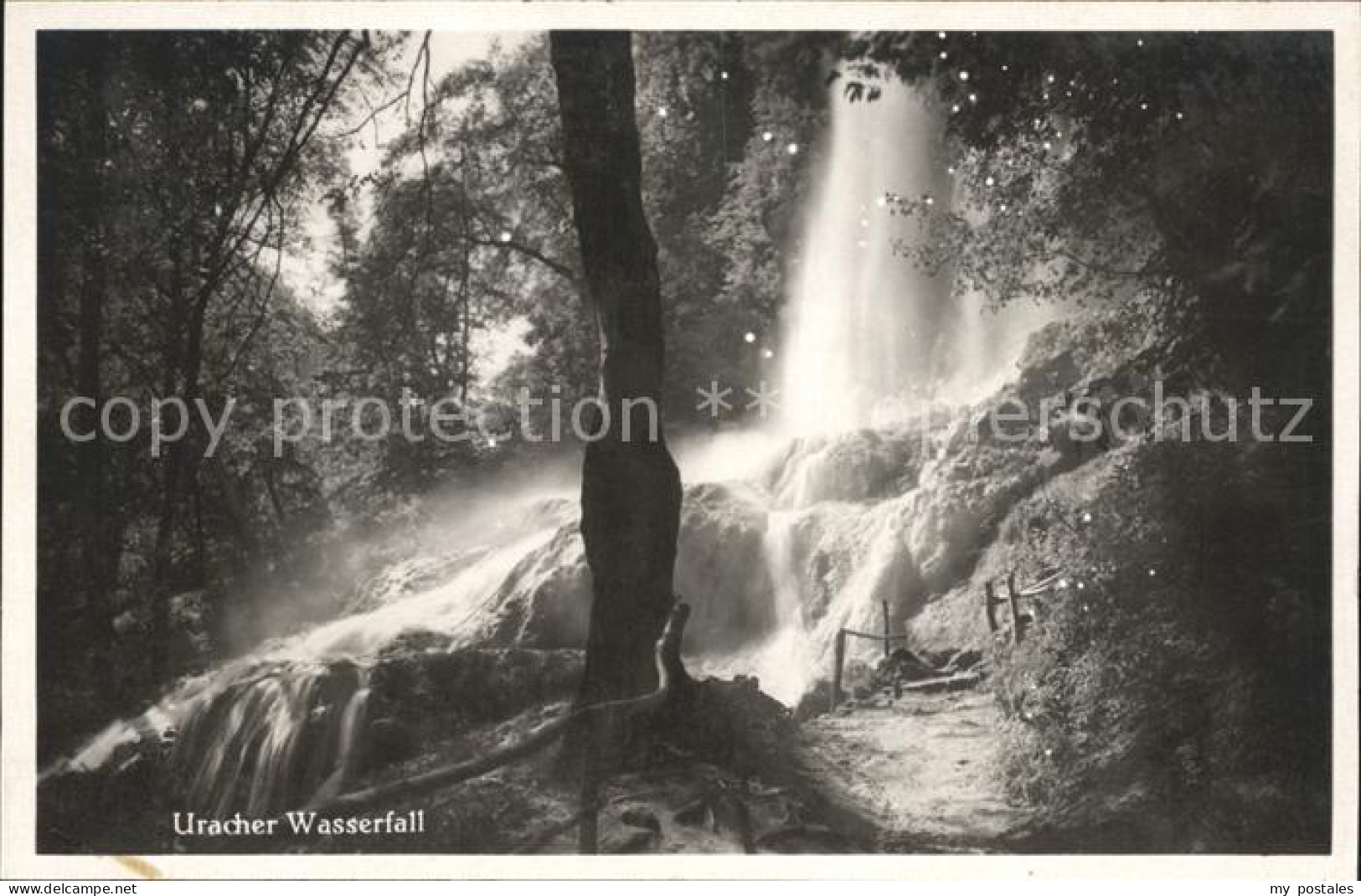 41763893 Bad Urach Wasserfall Schwaebische Alb Bad Urach - Bad Urach