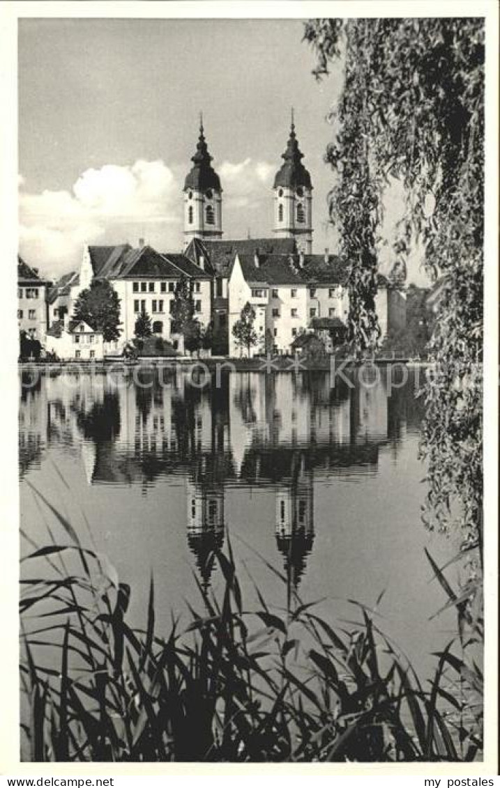 41763885 Bad Waldsee Uferpartie Am Stadtsee Stiftskirche Bad Waldsee - Bad Waldsee