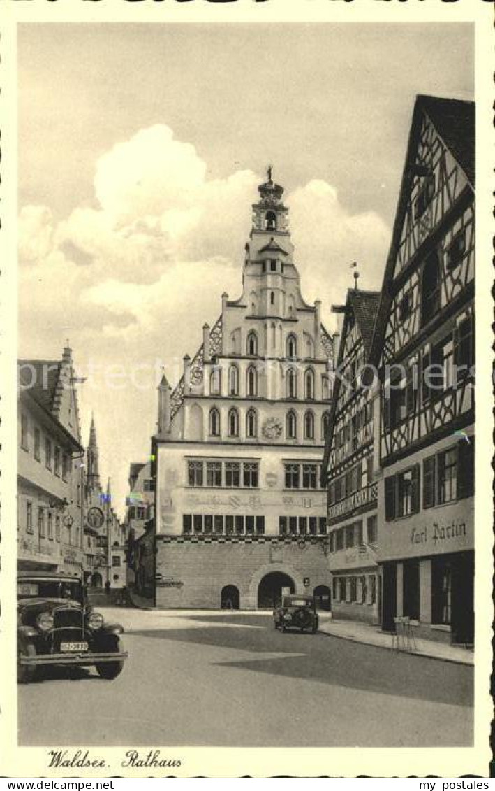 41763880 Bad Waldsee Rathaus Fachwerkhaus Bad Waldsee - Bad Waldsee