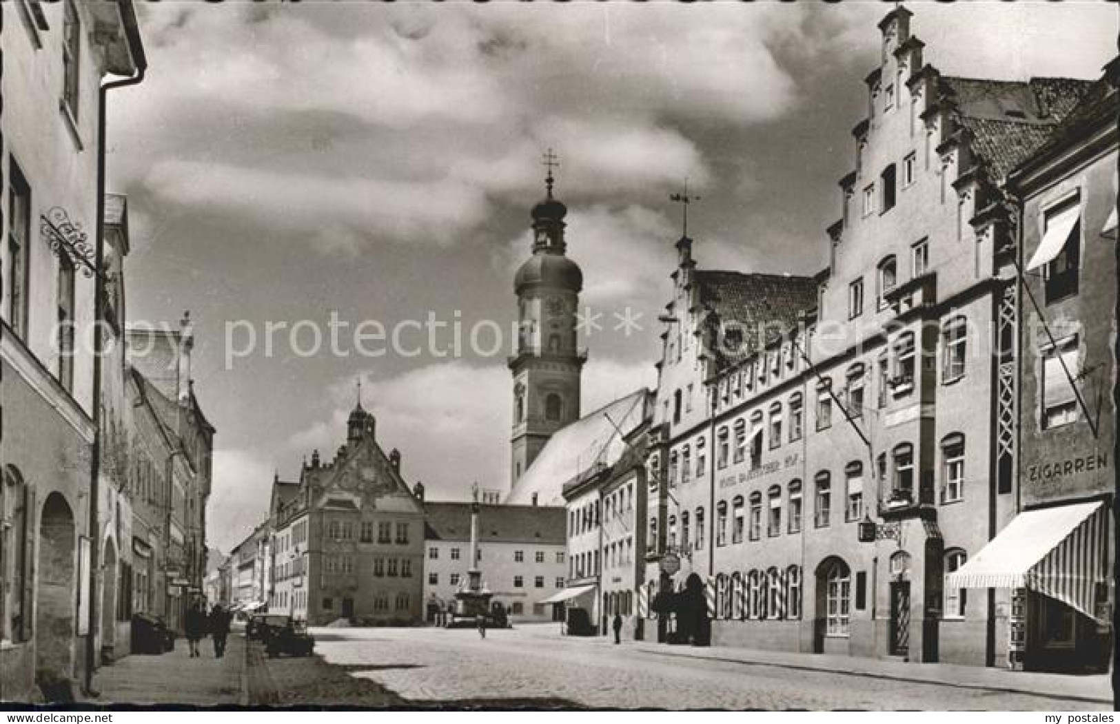 41763762 Freising Oberbayern Hotel Bayerischer Hof Kirchturm Giebel Freising - Freising