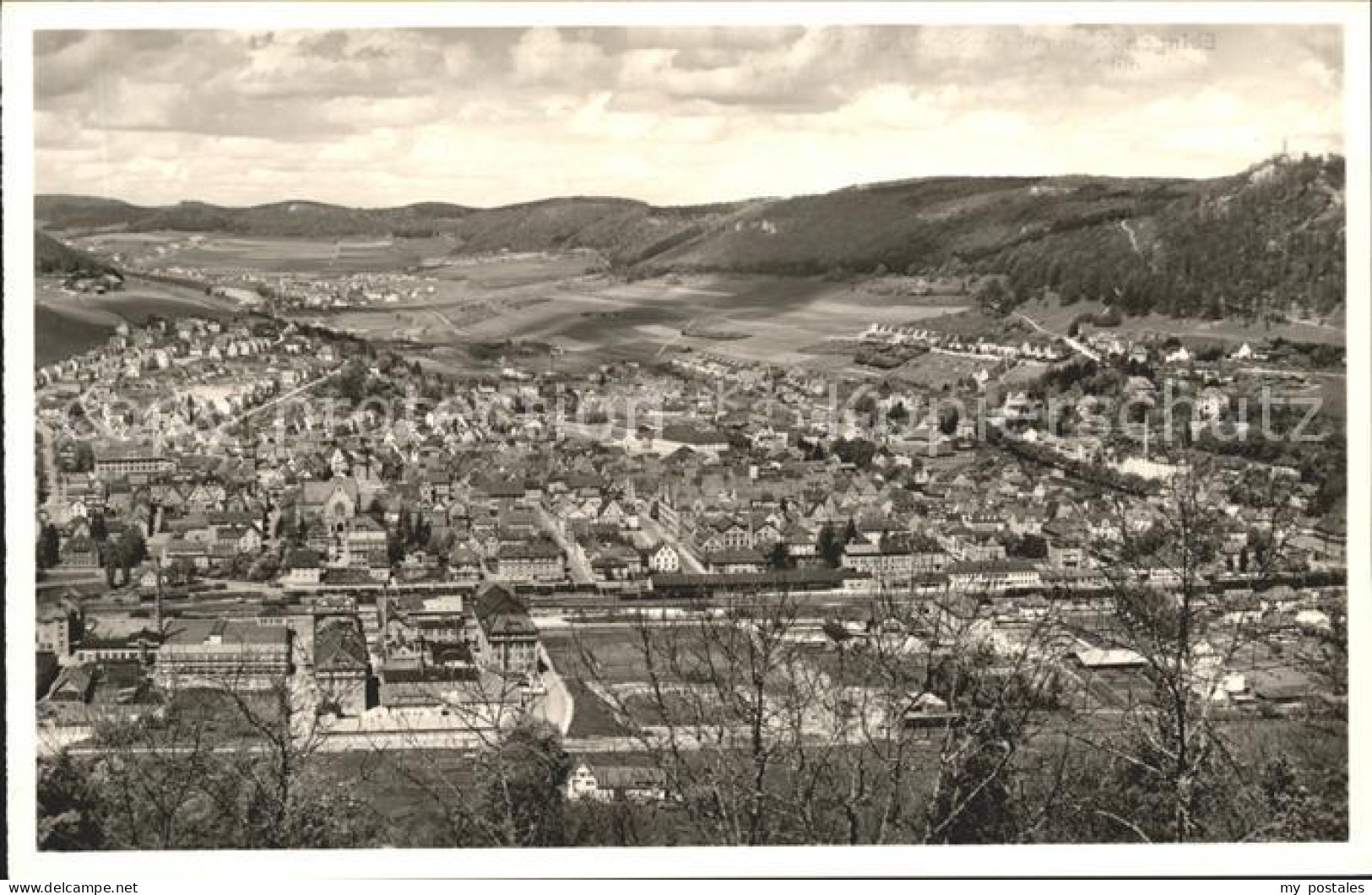 41763702 Ebingen Panorama Mit Schlossberg Schwaebische Alb Ebingen - Albstadt