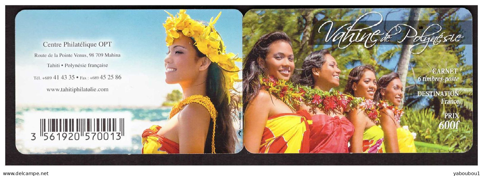 Carnet De Polynésie - Postzegelboekjes