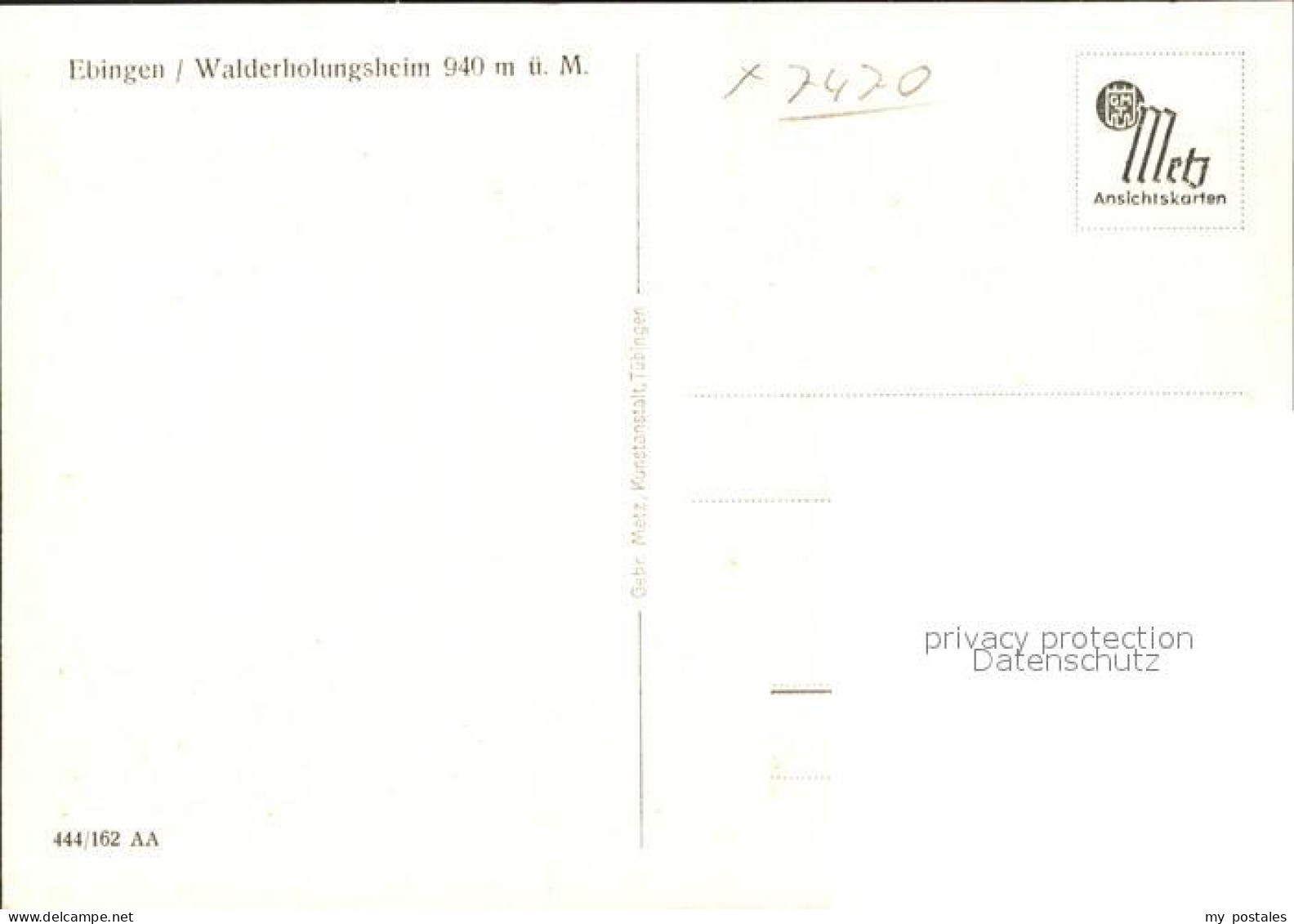 41760799 Ebingen Walderholungsheim Fliegeraufnahme Ebingen - Albstadt