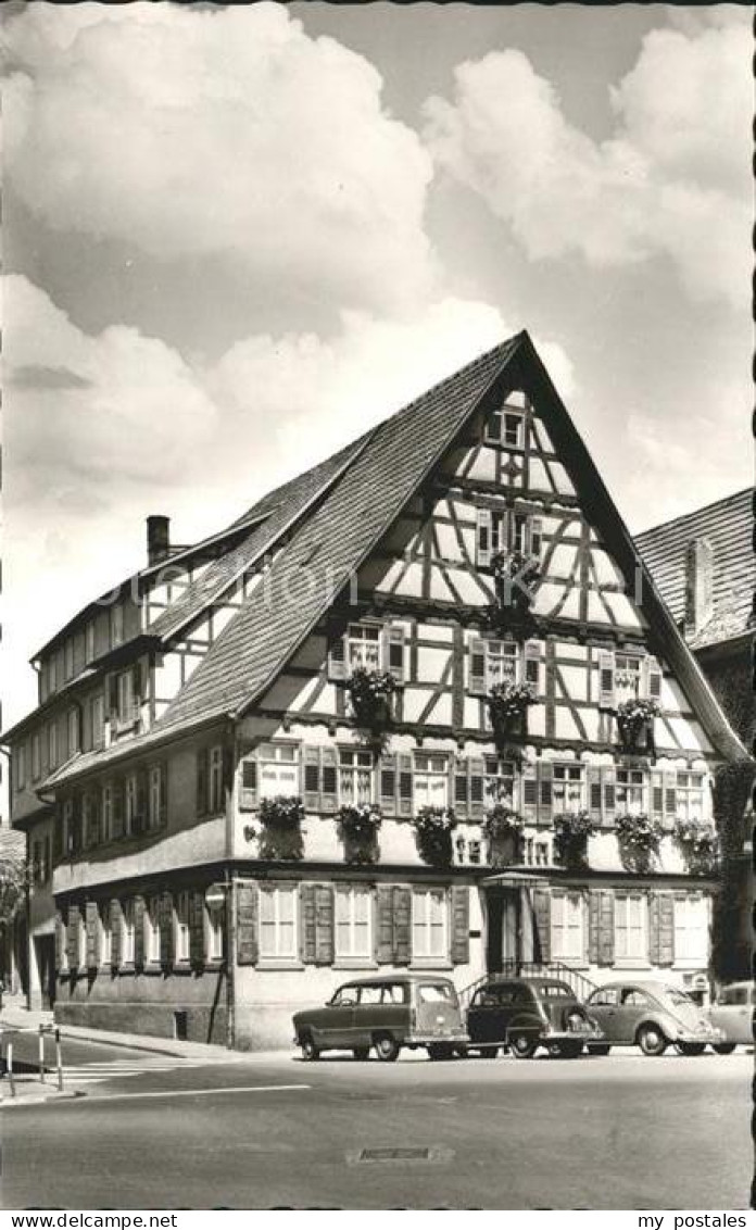 41760086 Ebingen Hotel Linde Fachwerk Auos Ebingen - Albstadt