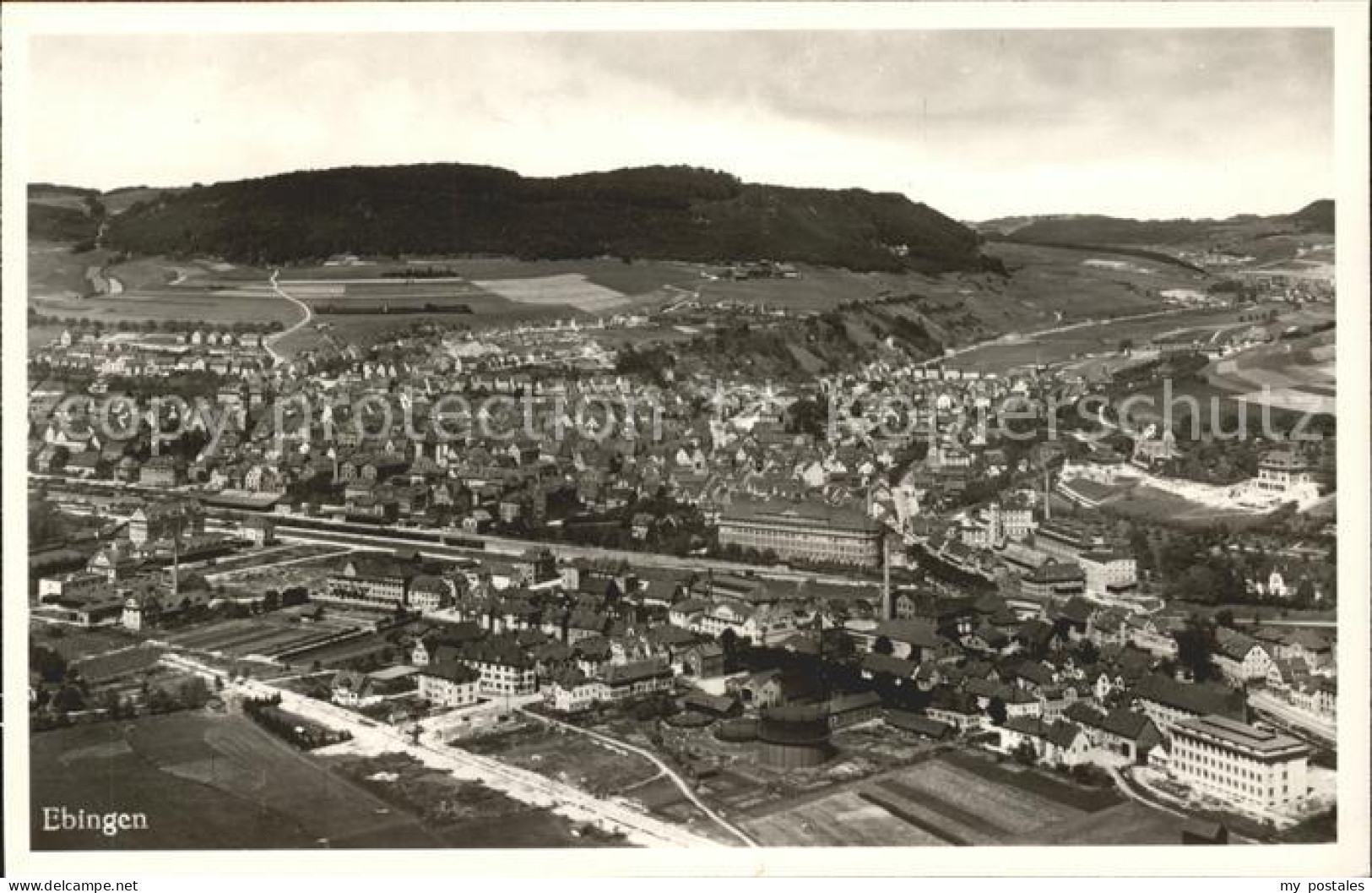 41760069 Ebingen Fliegeraufnahme Ebingen - Albstadt