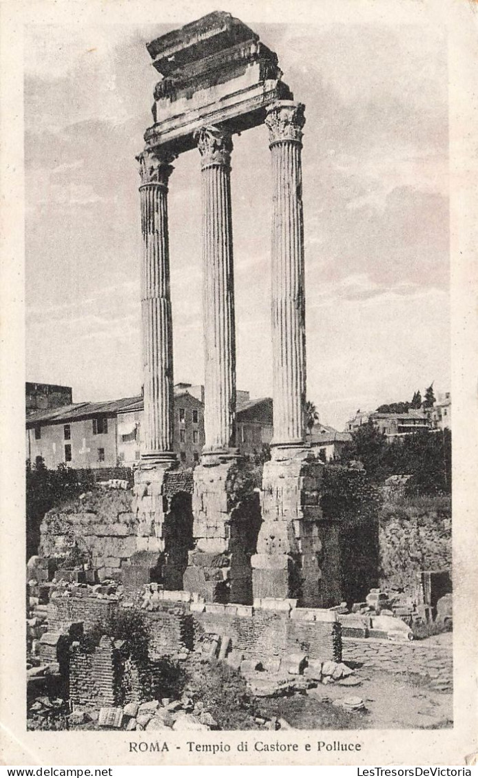 ITALIE - Roma - Tempio Di Castore E Polluce - Carte Postale Ancienne - Sonstige & Ohne Zuordnung