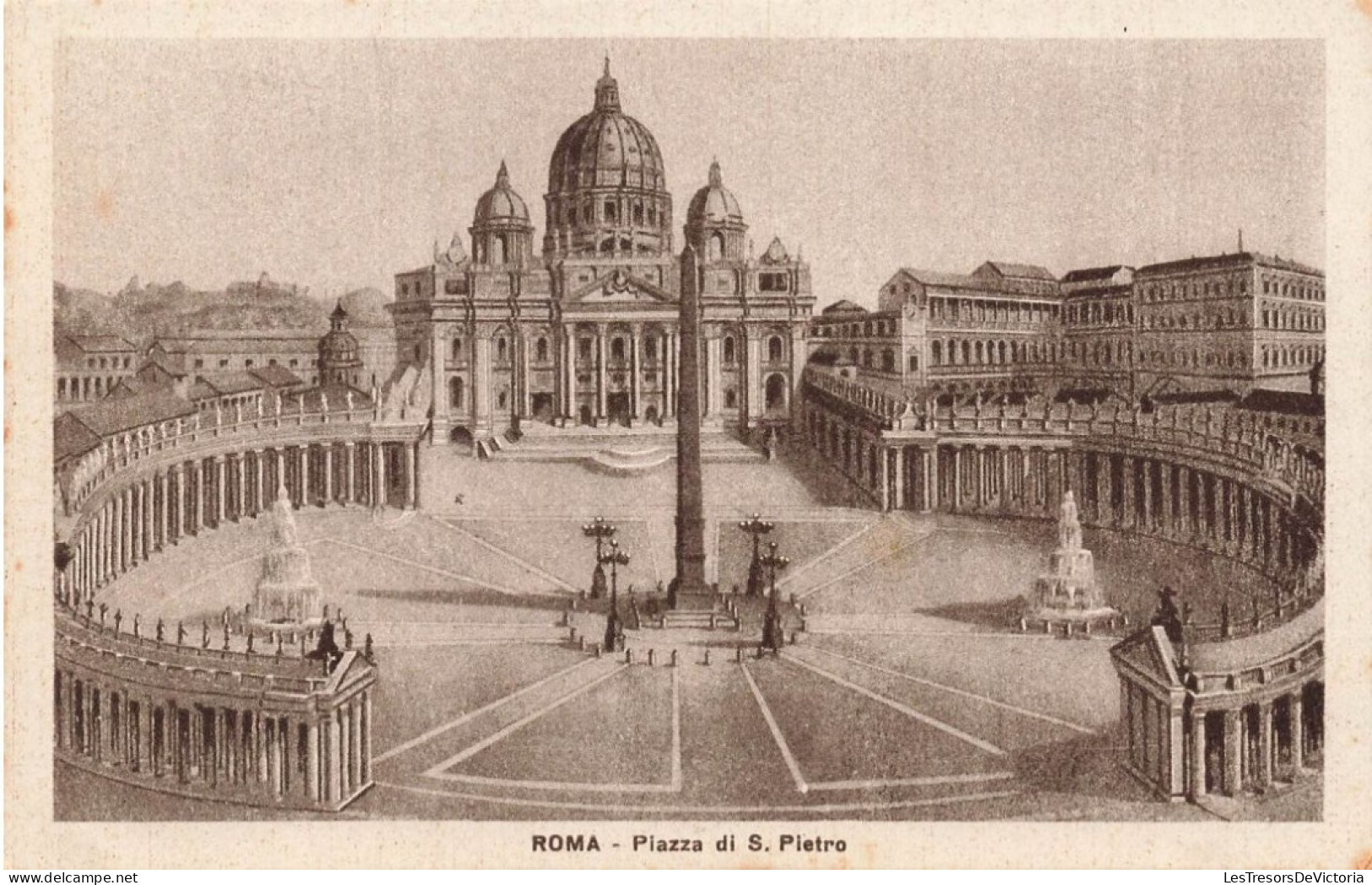 ITALIE - Roma - Piazza Di San Pietro - Carte Postale Ancienne - San Pietro