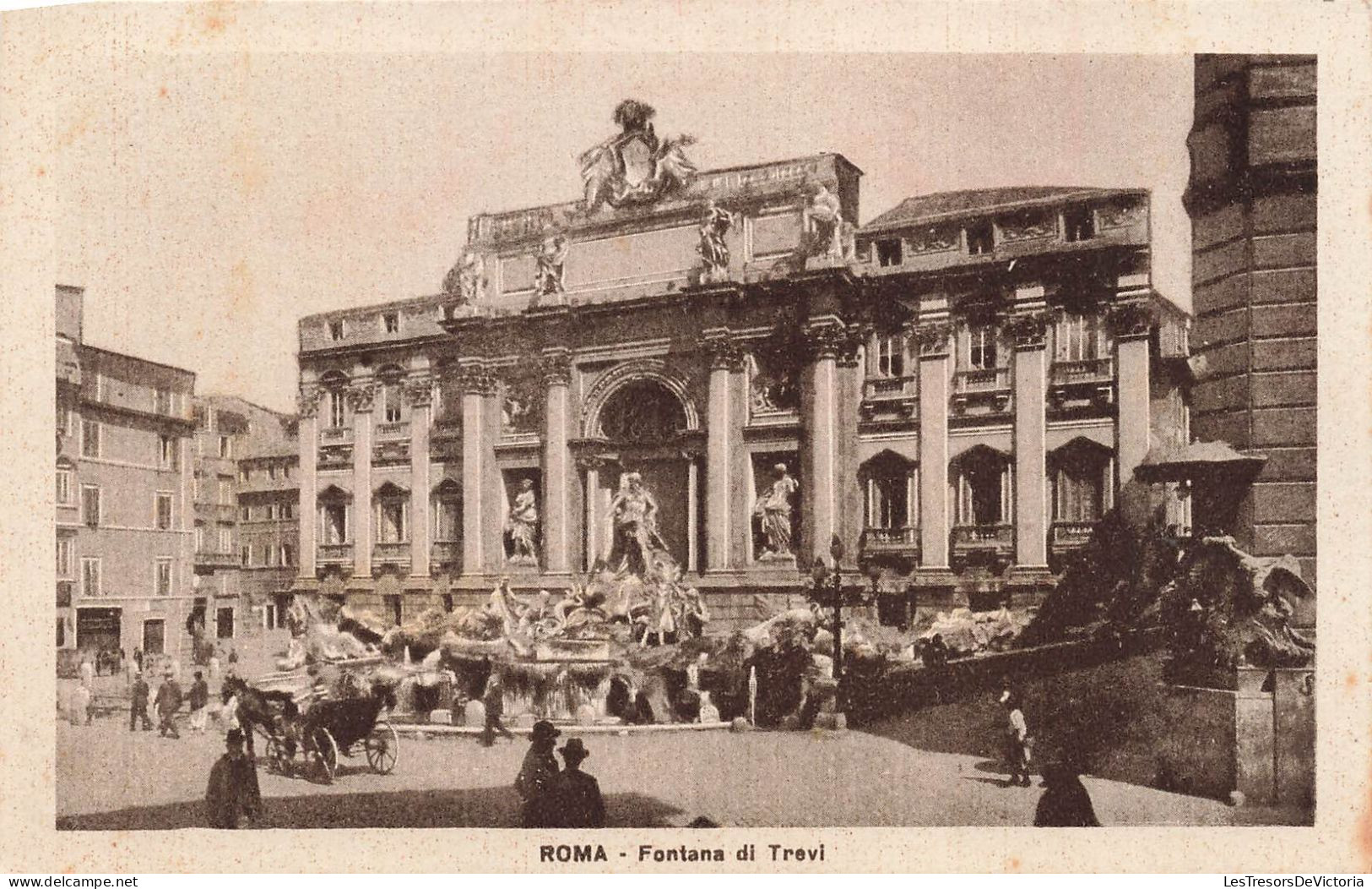 ITALIE - Roma - Fontana Di Trevi - Carte Postale Ancienne - San Pietro