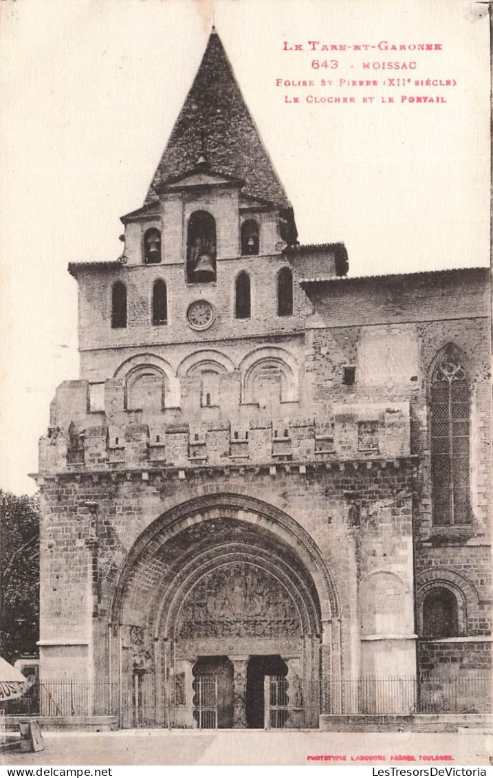 FRANCE - Le Tarn Et Caronne - Vue Générale De L'église St Pierrre XII E Siècle - Moissac - Carte Postale Ancienne - Moissac