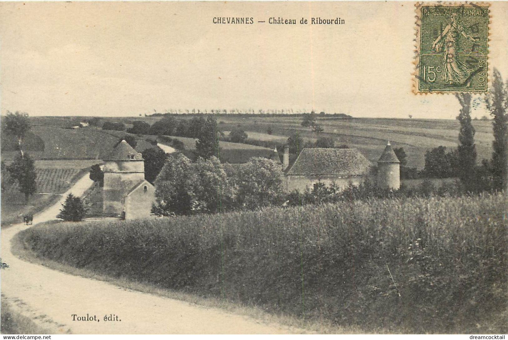 (SERGE) 89 CHEVANNES. Château De Ribourdin 1918 - Chevannes