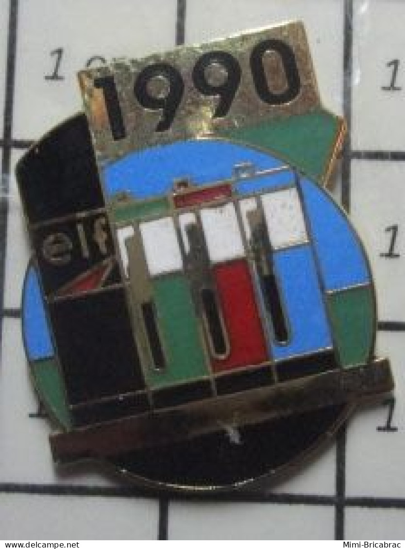 510d Pins Pin's / Rare & Belle Qualité CARBURANTS / STATION SERVICE ELF 1990 Par REMARK - Carburants