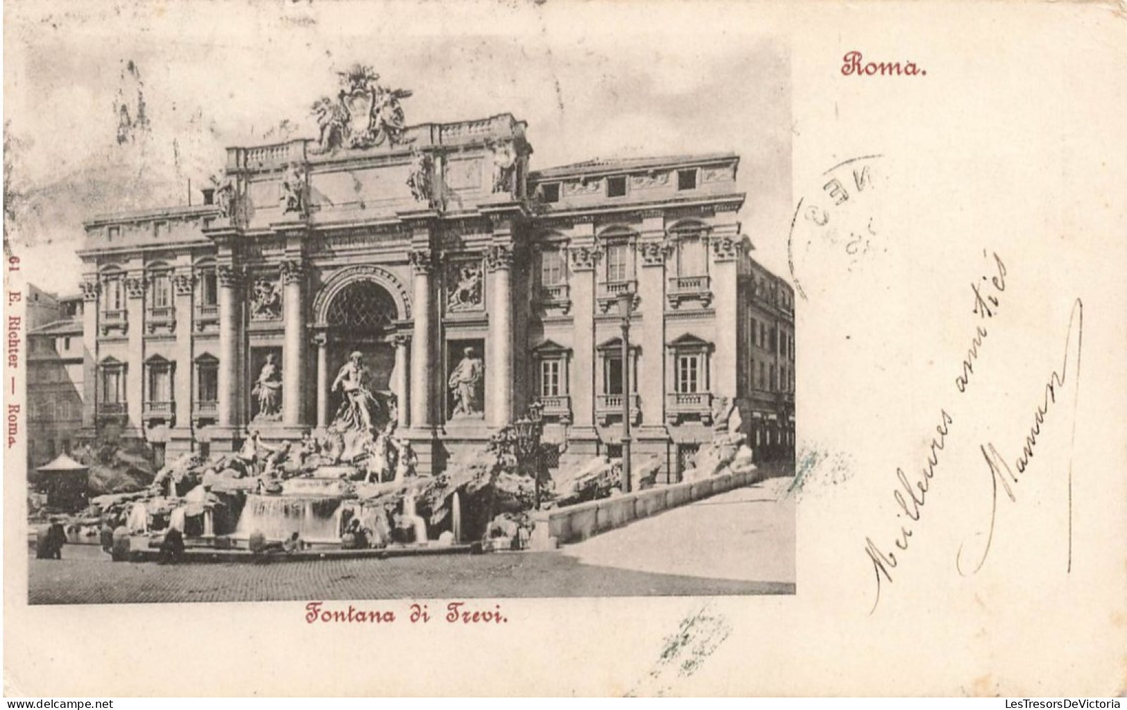 ITALIE - Roma - Fontana Di Trevi - Carte Postale Ancienne - Venezia (Venice)