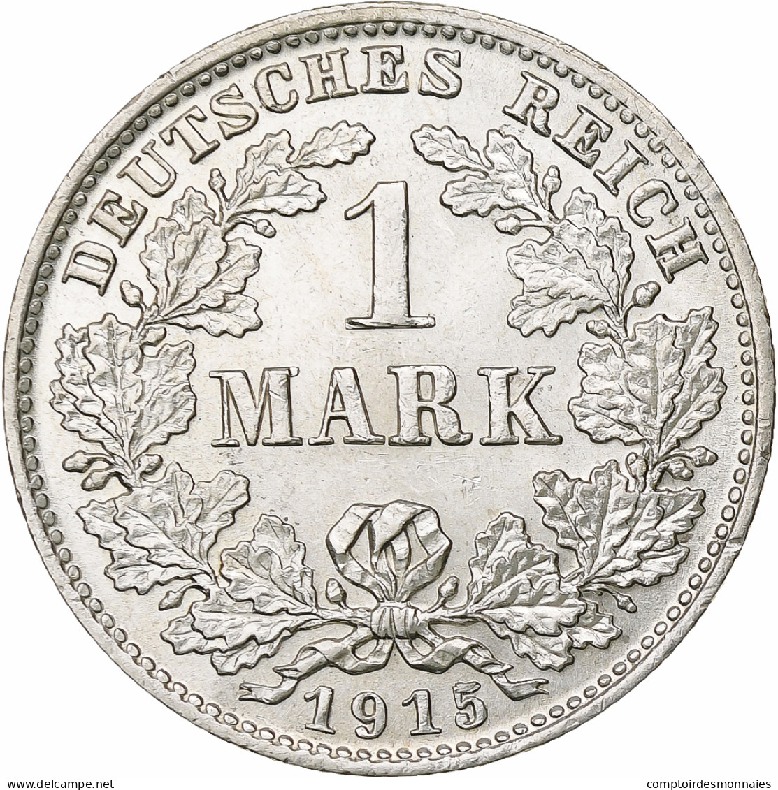 Monnaie, GERMANY - EMPIRE, Wilhelm II, Mark, 1915, Munich, SUP, Argent, KM:14 - 1 Mark