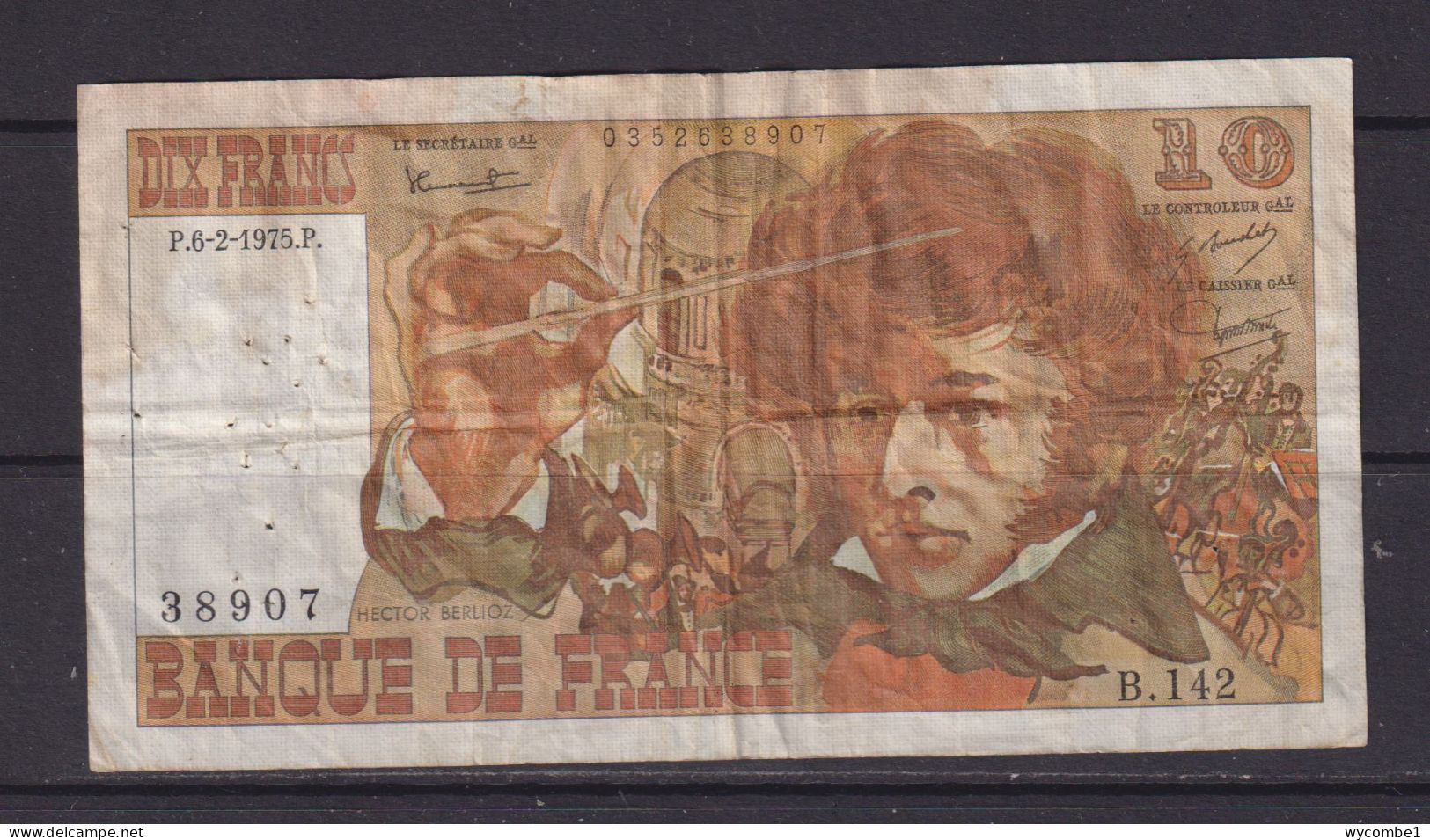 FRANCE - 1975 10 Francs Circulated Banknote - 10 F 1972-1978 ''Berlioz''