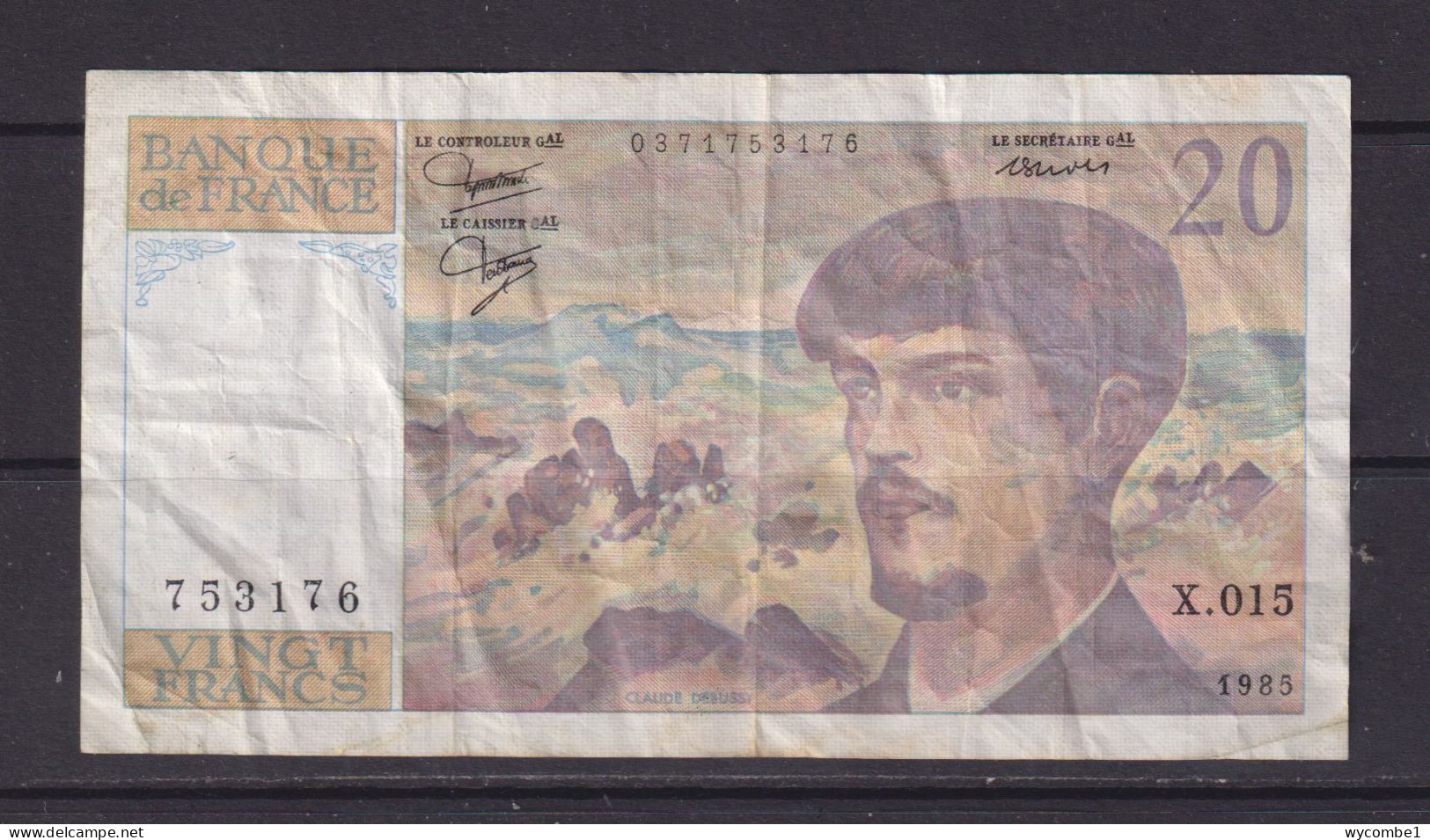 FRANCE - 1985 20 Francs Circulated Banknote - 20 F 1980-1997 ''Debussy''