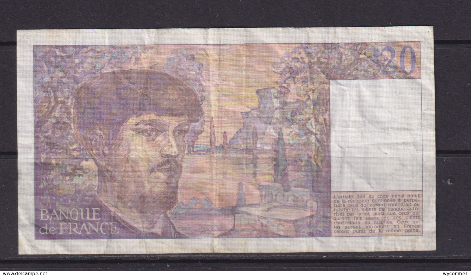 FRANCE - 1985 20 Francs Circulated Banknote - 20 F 1980-1997 ''Debussy''