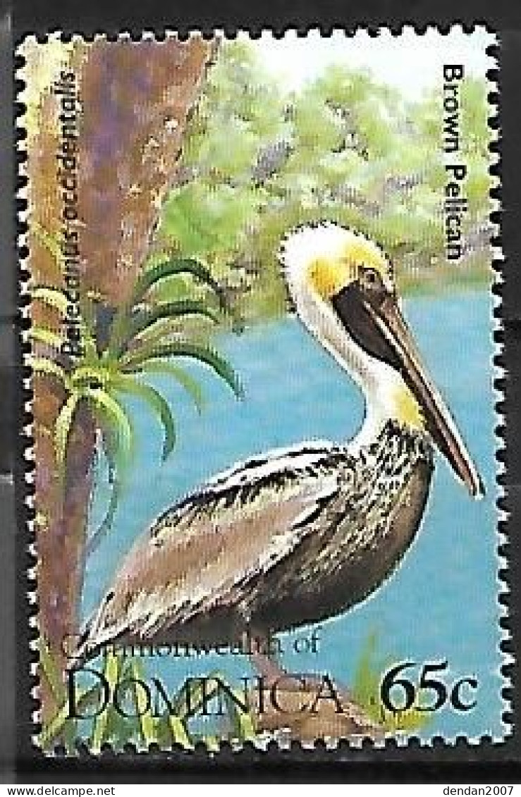 Dominica -  MNH ** 1995 :   Brown Pelican  -  Pelecanus Occidentalis - Pelícanos