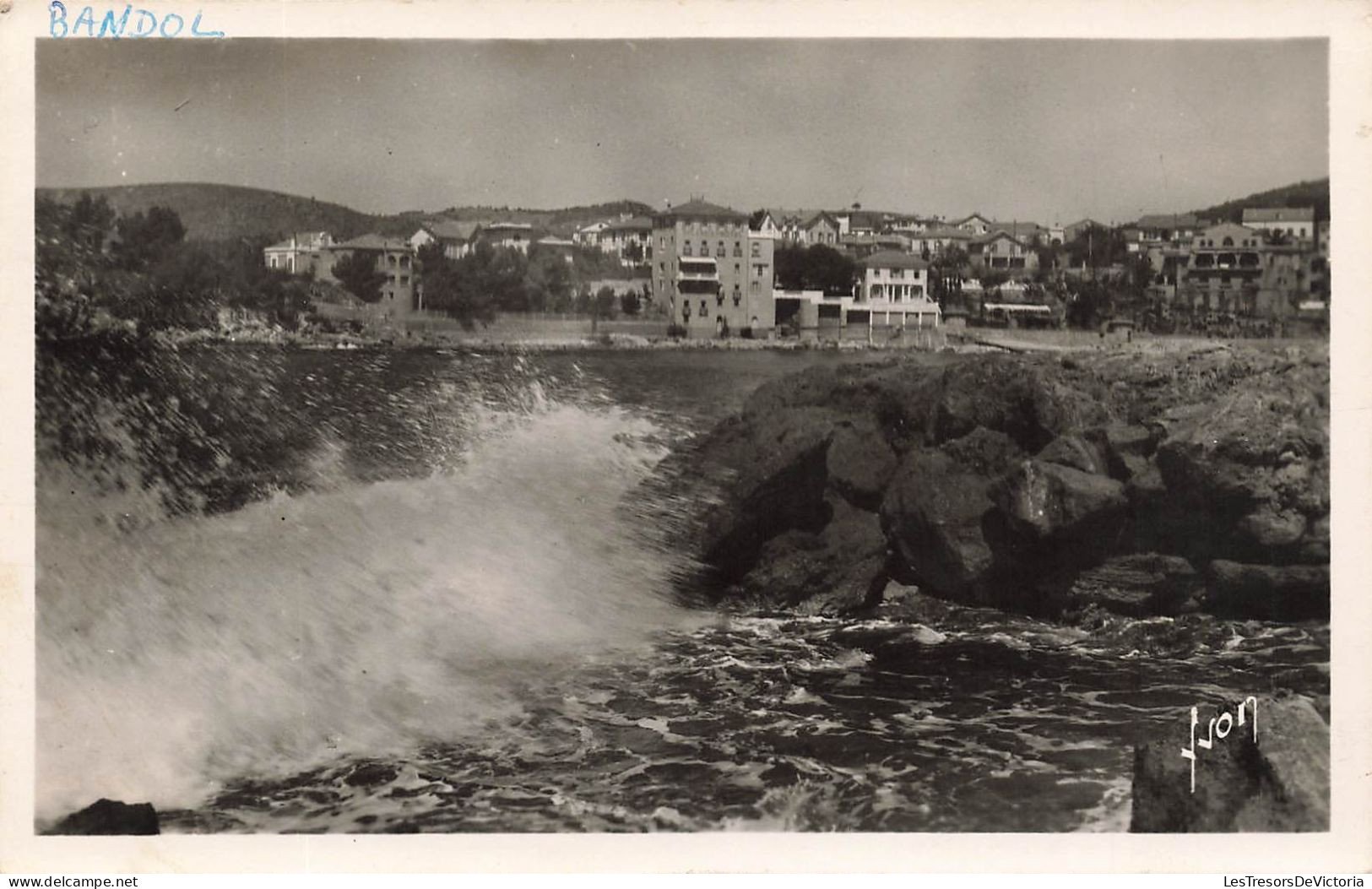 FRANCE - Bandol (Var) - Vue Générale D'un Coin De La Plage - Carte Postale Ancienne - Bandol