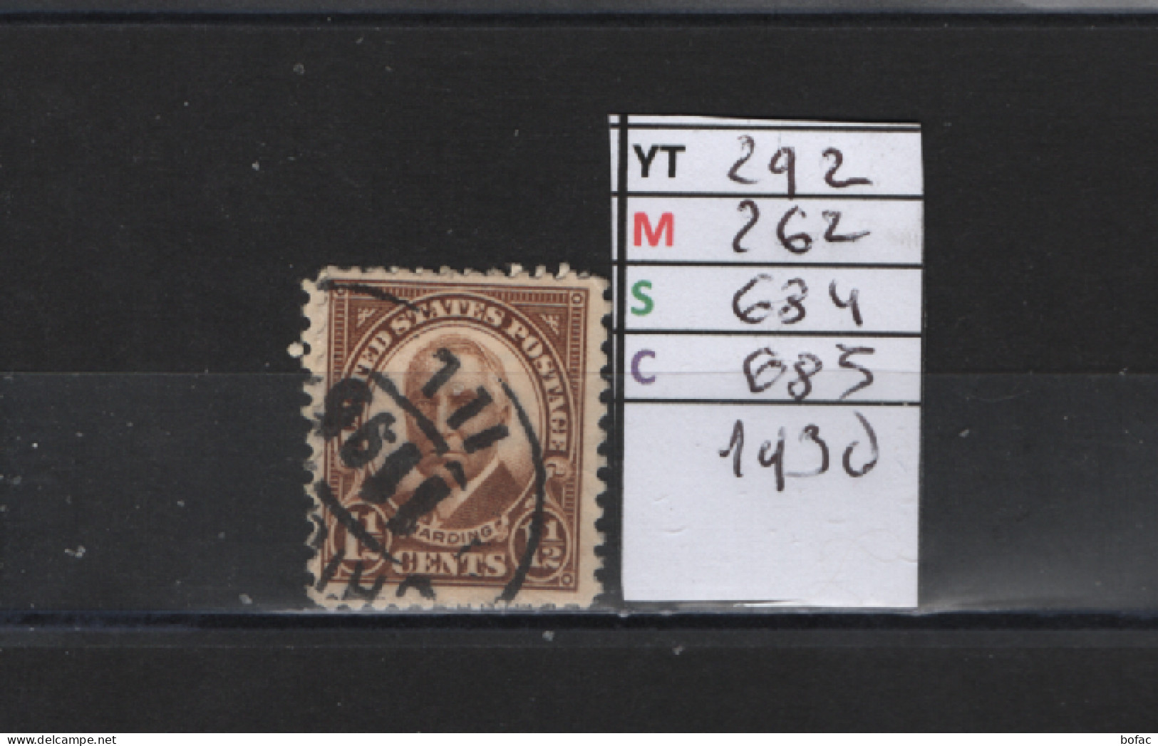 PRIX FIXE Obl 292 YT 262 MIC 684 SCO 685 GIB Harding 1930 1931 Etats Unis 58/09 Dentelé 2 Cotés - Used Stamps