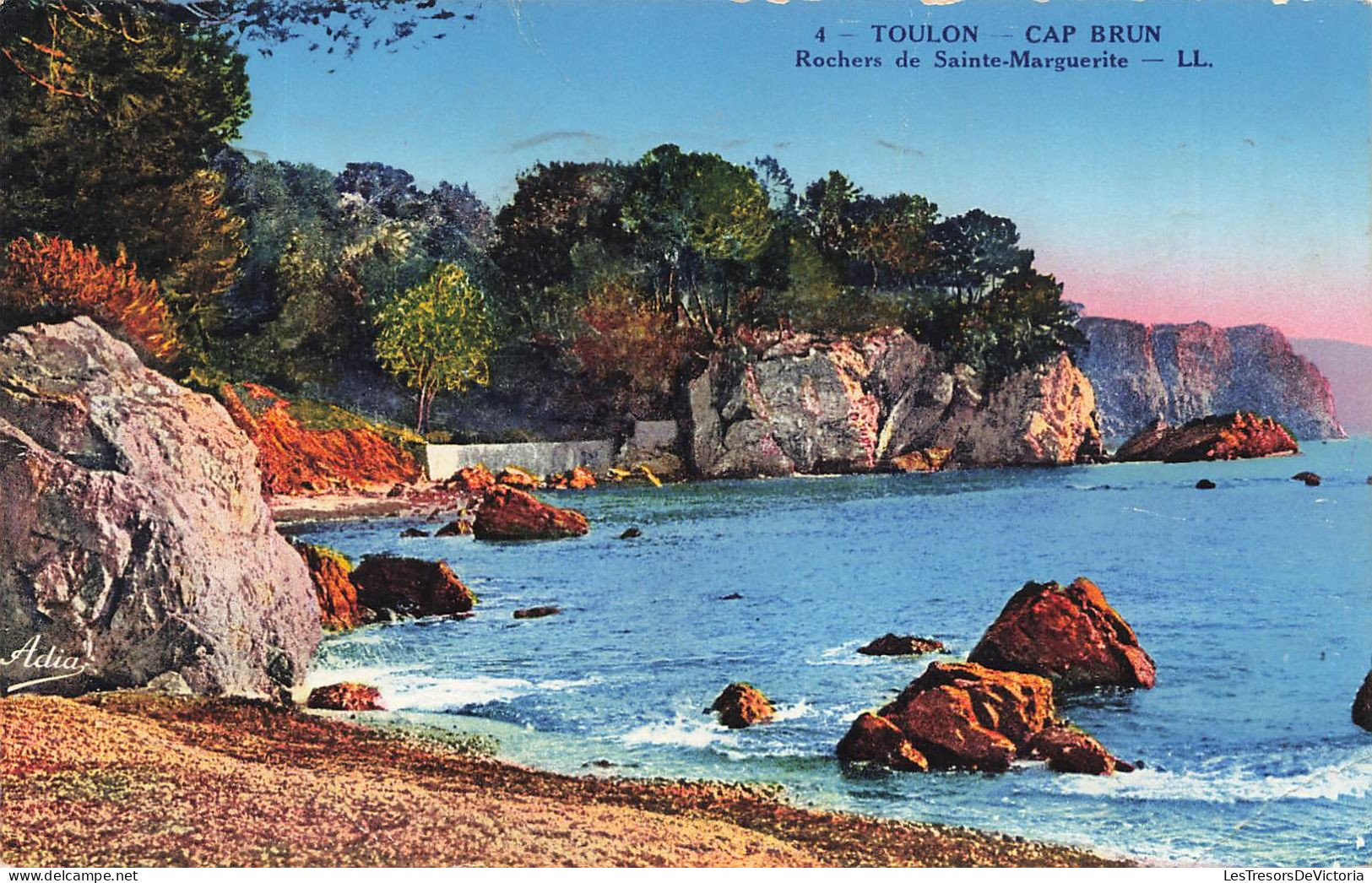 FRANCE - Toulon - Cap Brun - Rochers De SAinte Marguerite - LL - Colorisé - Carte Postale - Toulon